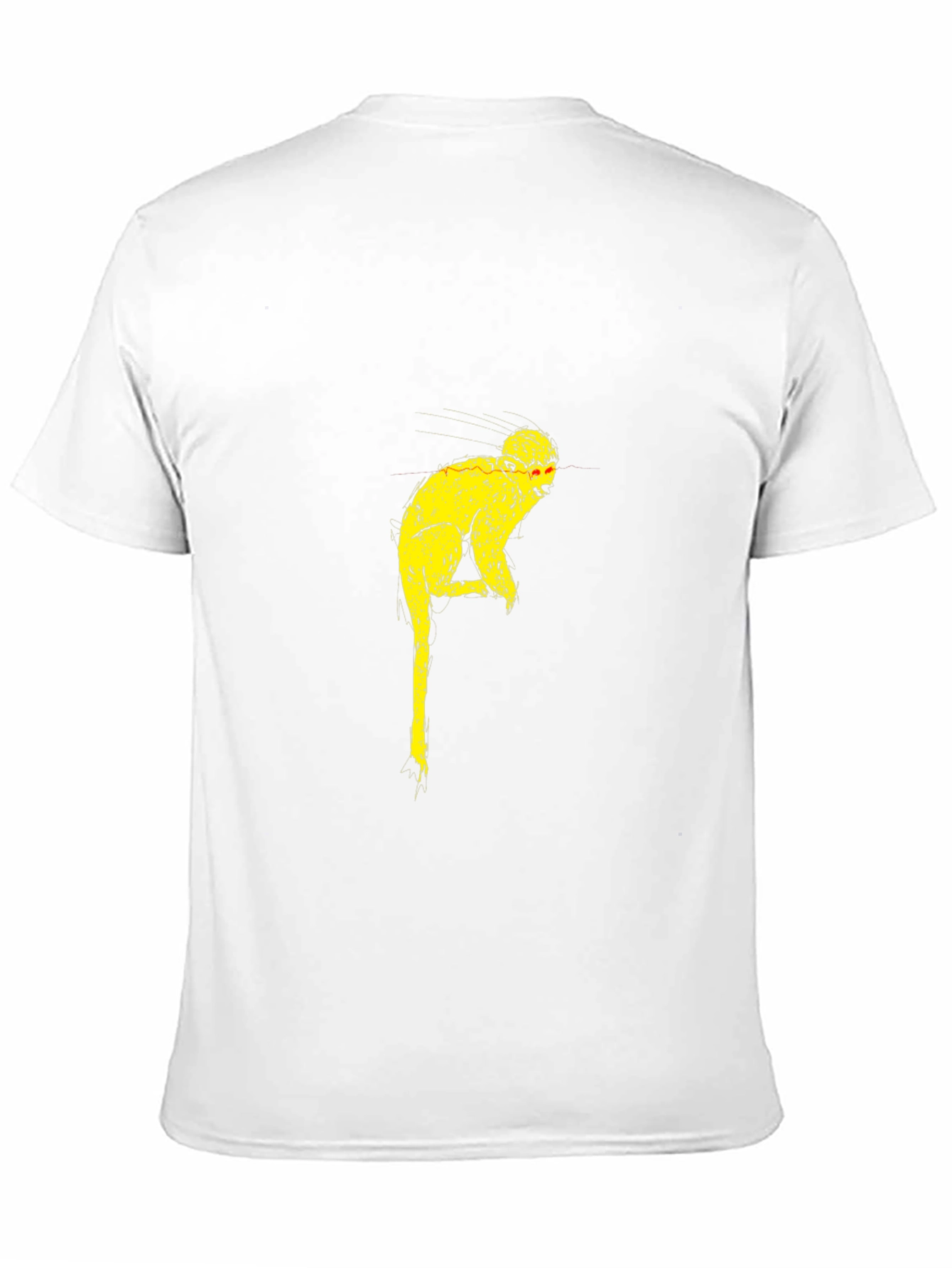 Funky Monkey Graphic Tee - Black Cotton Blend