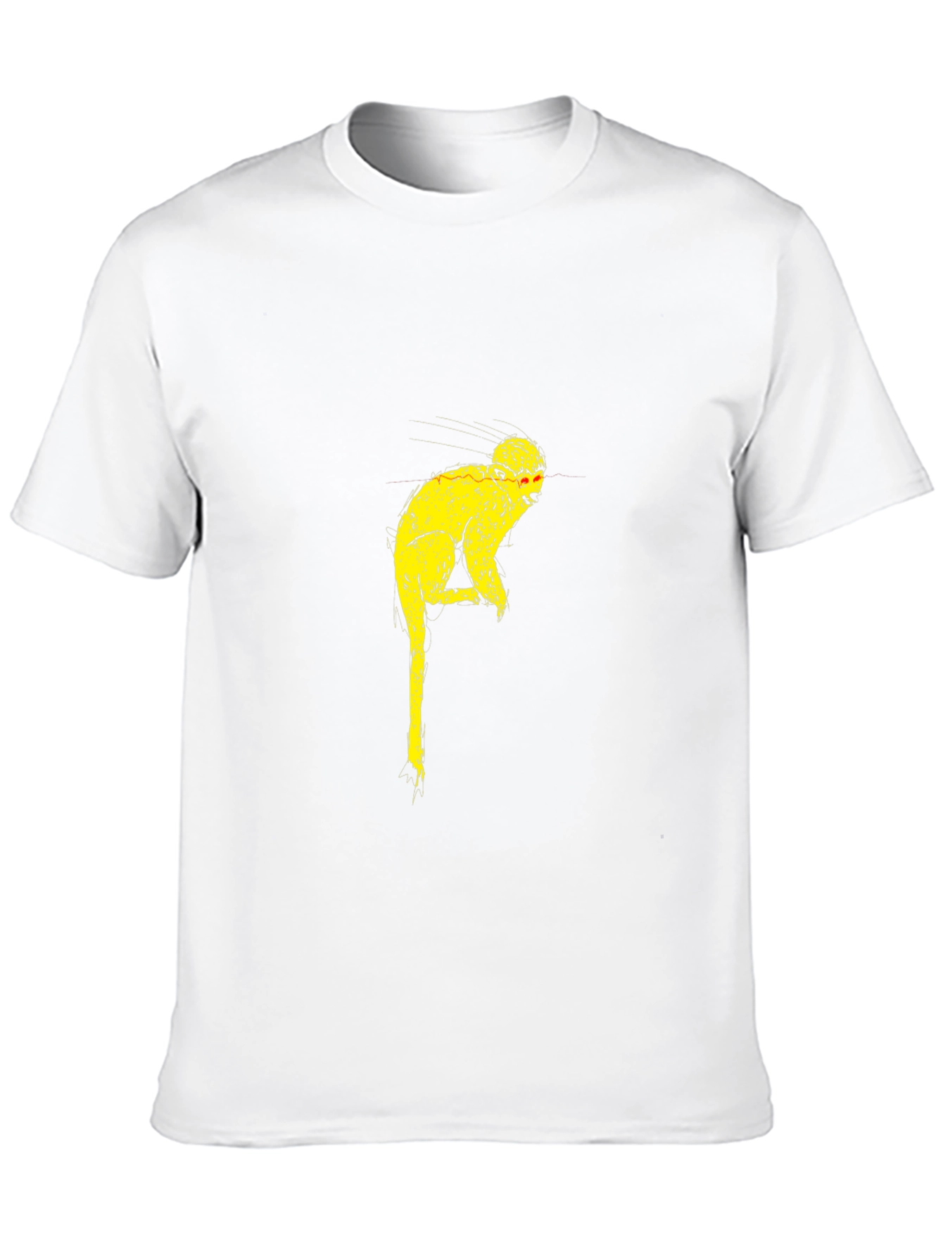 Funky Monkey Graphic Tee - Black Cotton Blend