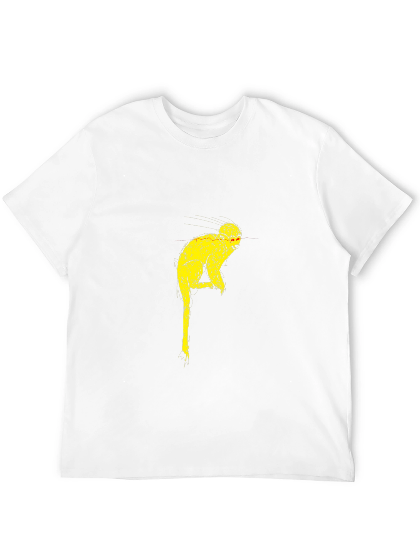 Funky Monkey Graphic Tee - Black Cotton Blend