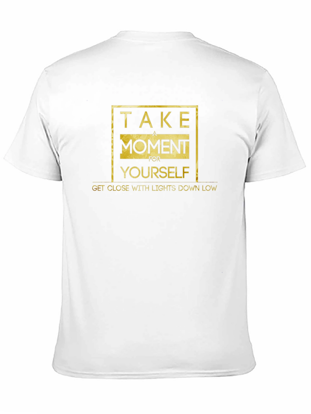 Stylish Black Tee - Take A Moment For Yourself