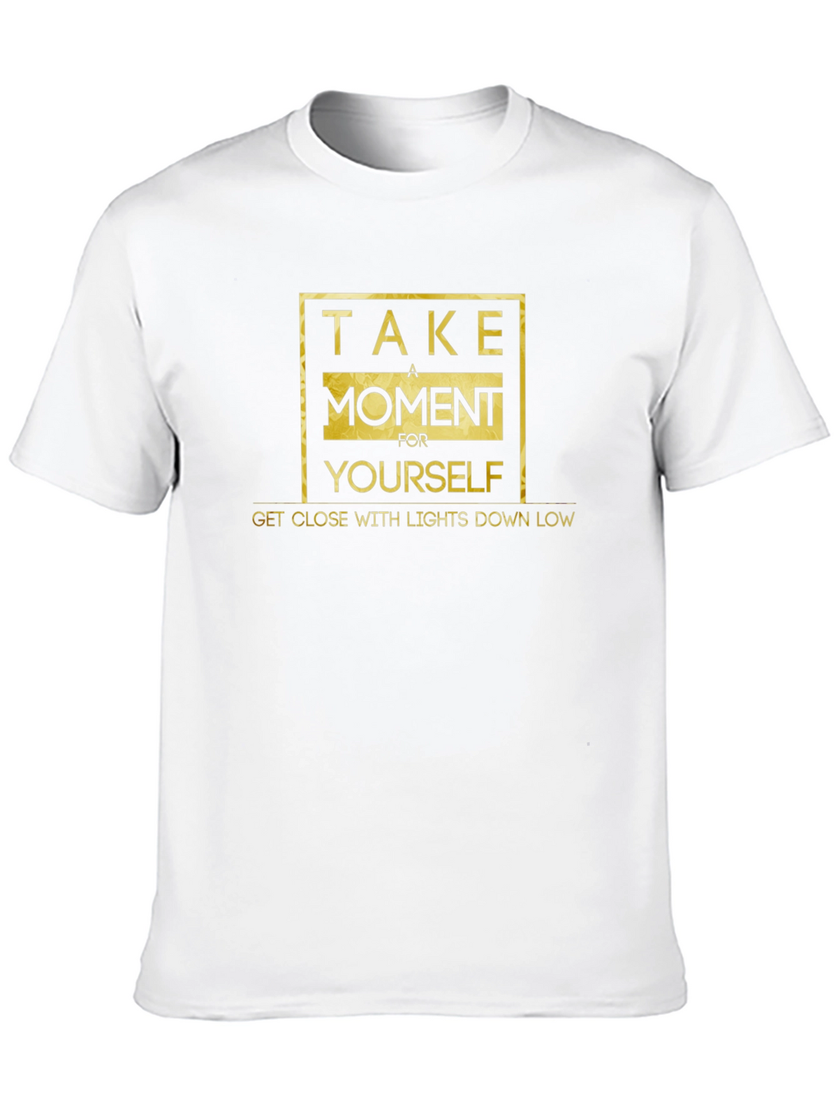Stylish Black Tee - Take A Moment For Yourself