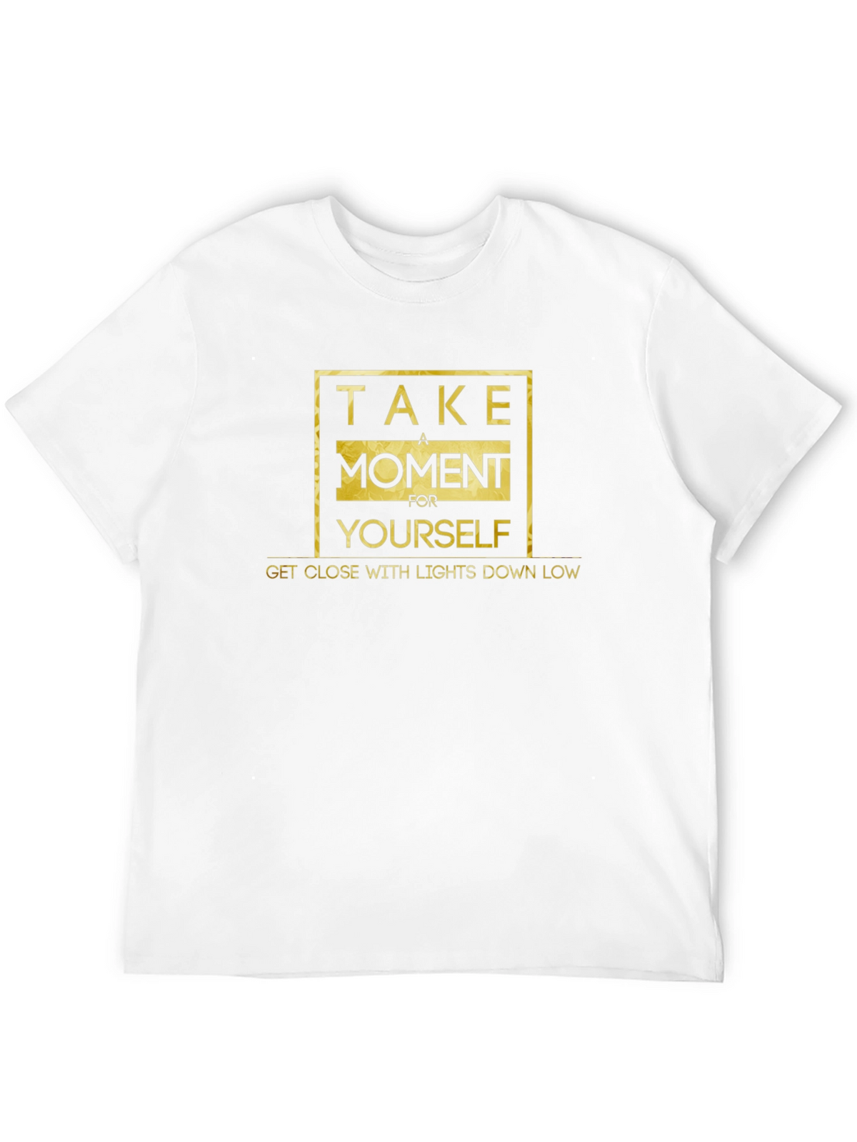 Stylish Black Tee - Take A Moment For Yourself