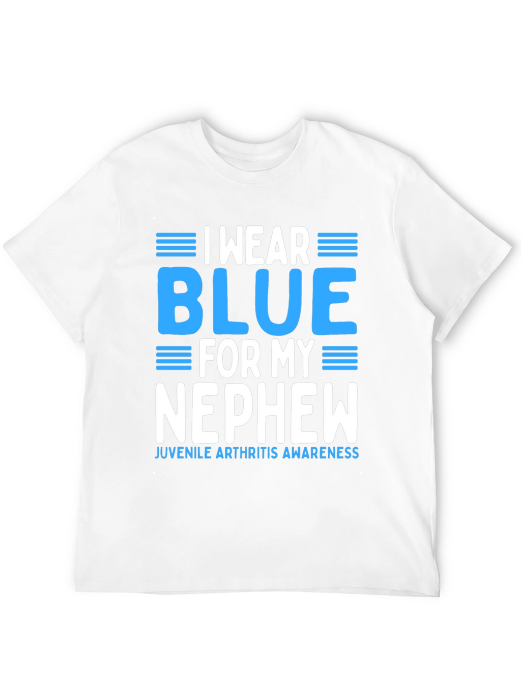 I Wear Blue for My Nephew Awareness T-Shirt