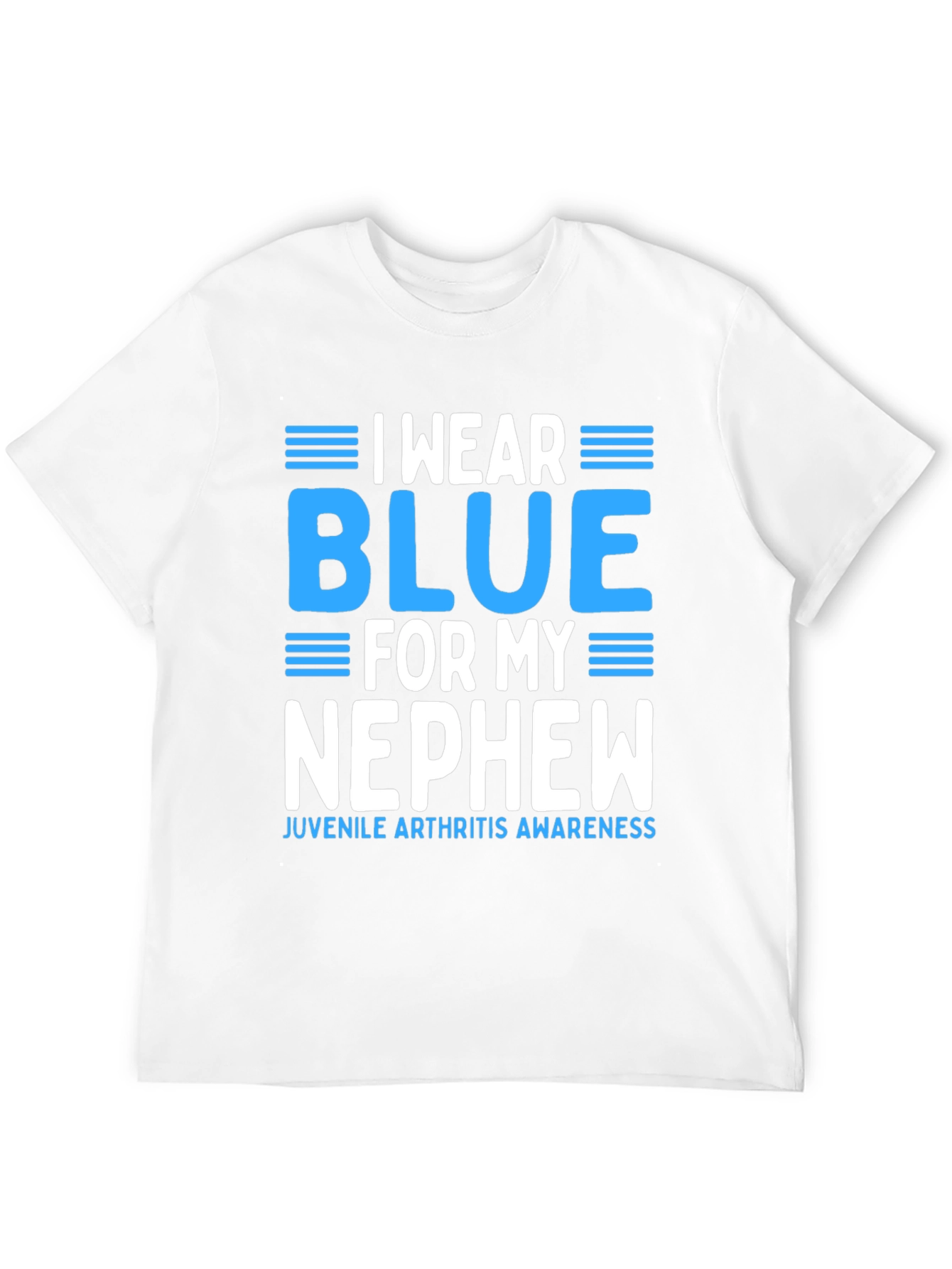 I Wear Blue for My Nephew Awareness T-Shirt