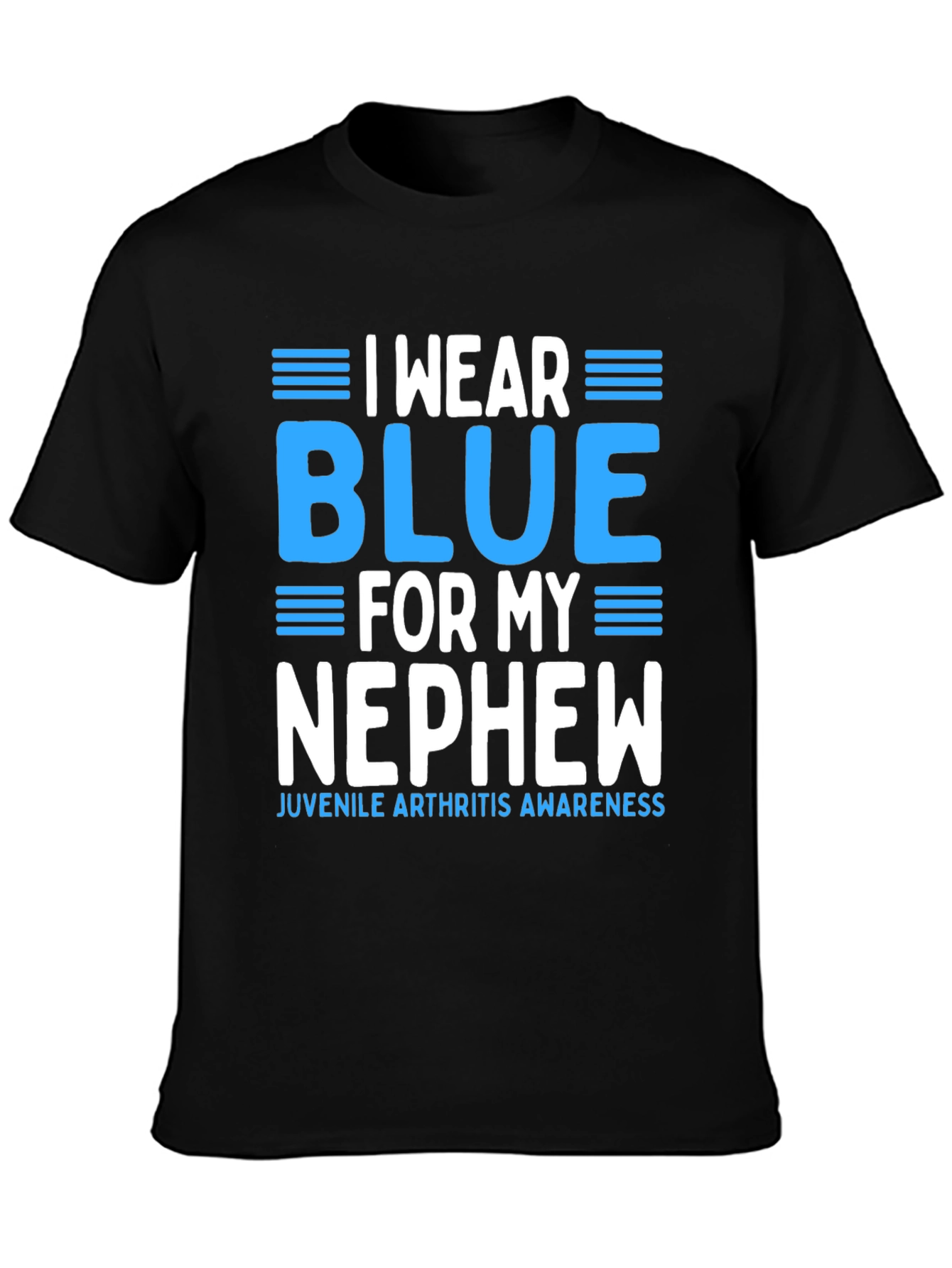 I Wear Blue for My Nephew Awareness T-Shirt