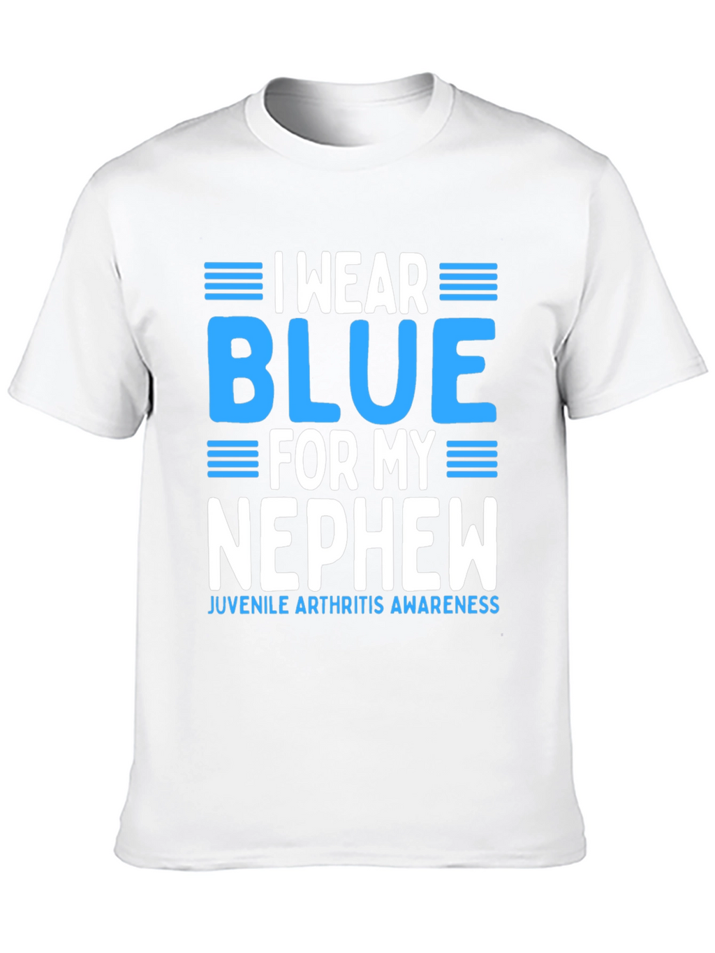 I Wear Blue for My Nephew Awareness T-Shirt