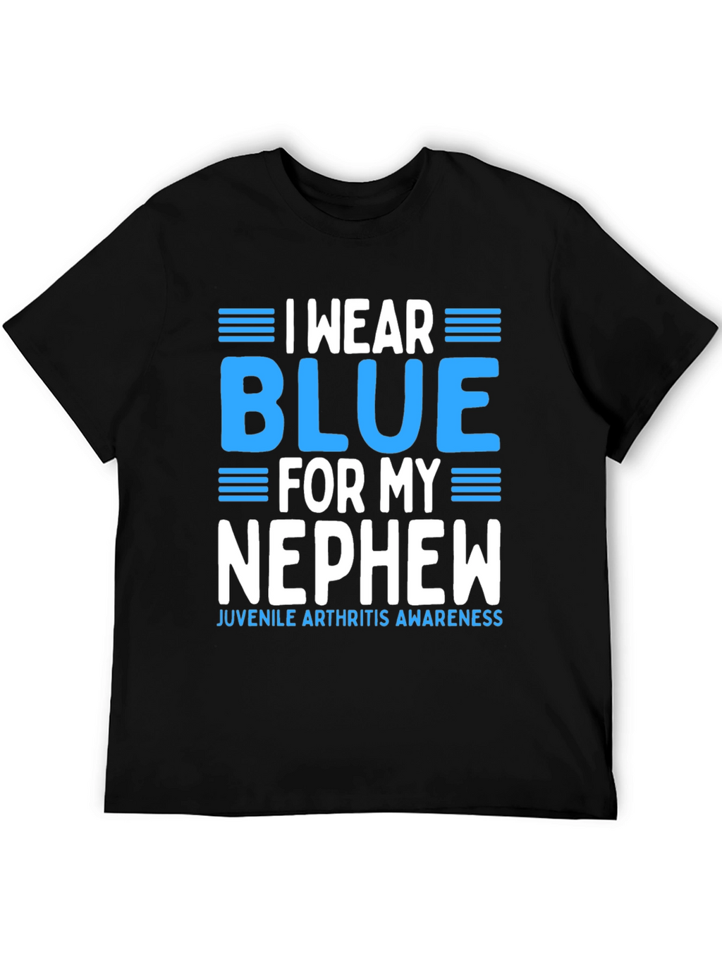 I Wear Blue for My Nephew Awareness T-Shirt