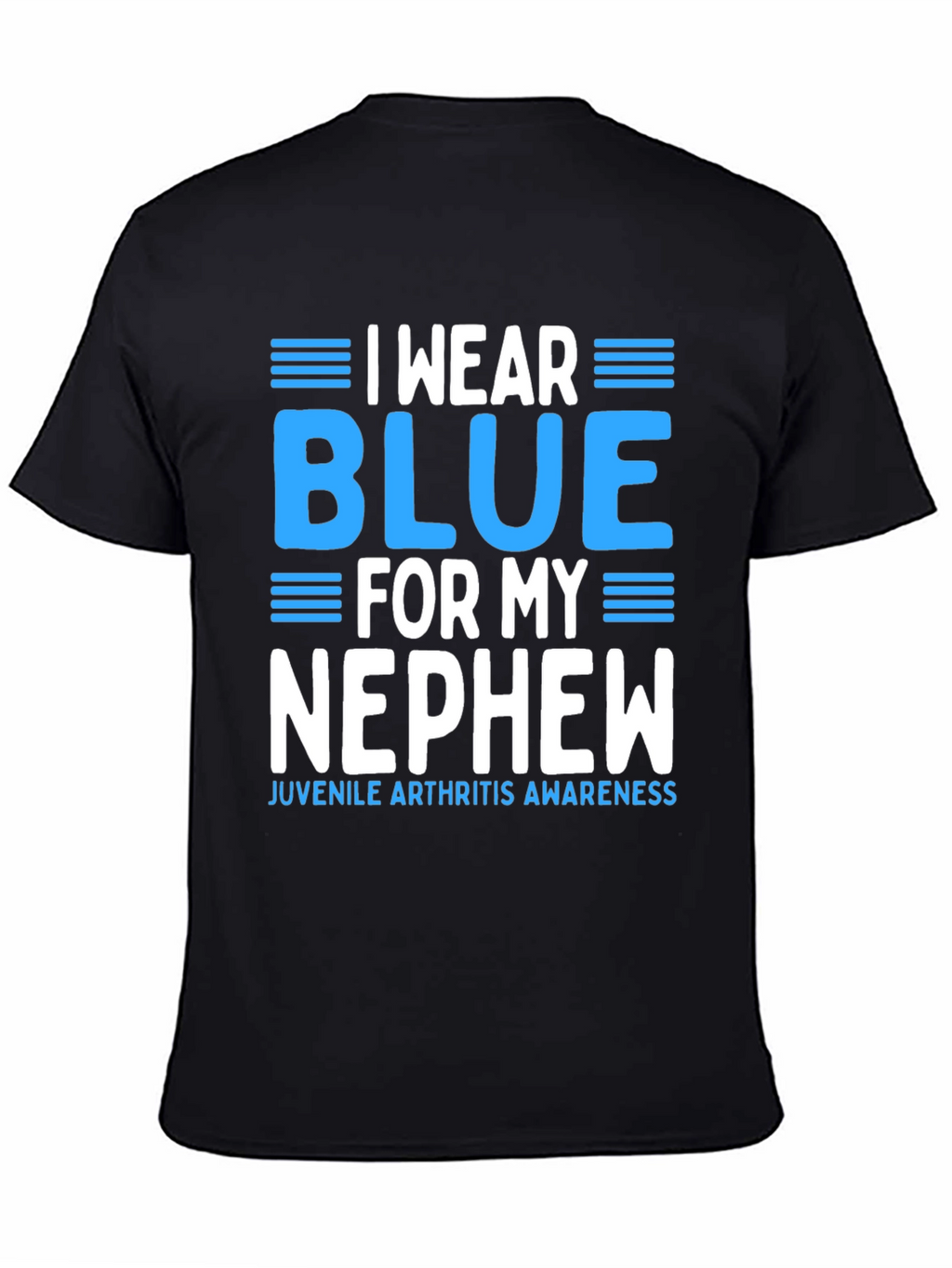 I Wear Blue for My Nephew Awareness T-Shirt