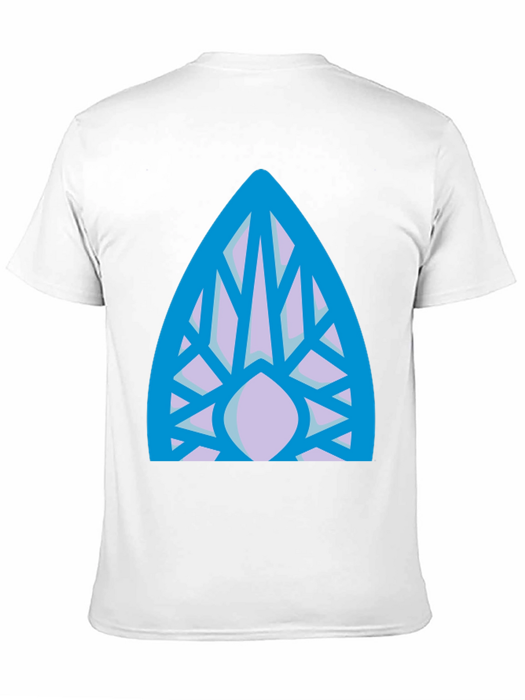 Abstract Geometric Pattern Black T-Shirt