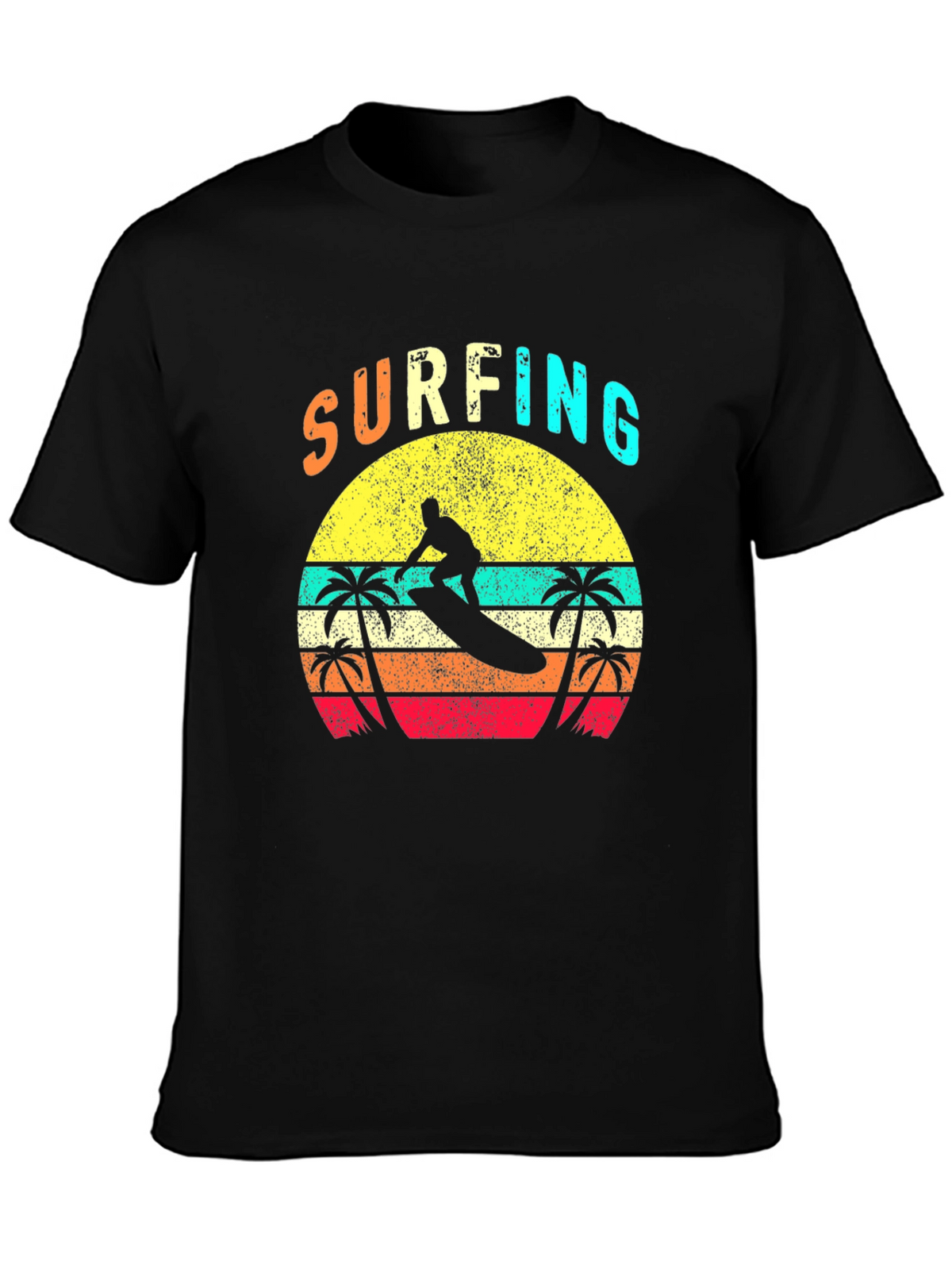 Retro Surfing T-Shirt - Vintage Summer Vibes