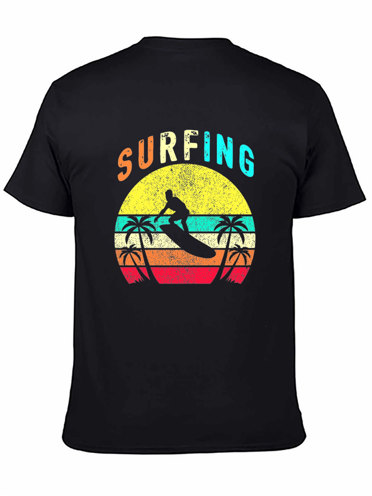 Retro Surfing T-Shirt - Vintage Summer Vibes