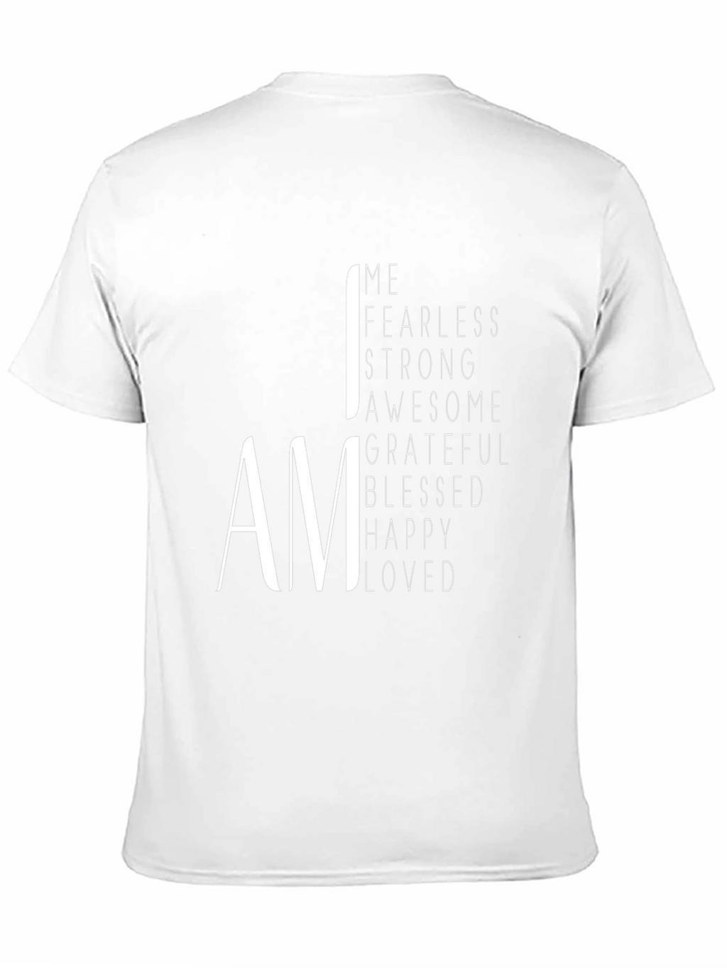 I AM Positive Affirmation Black T-Shirt