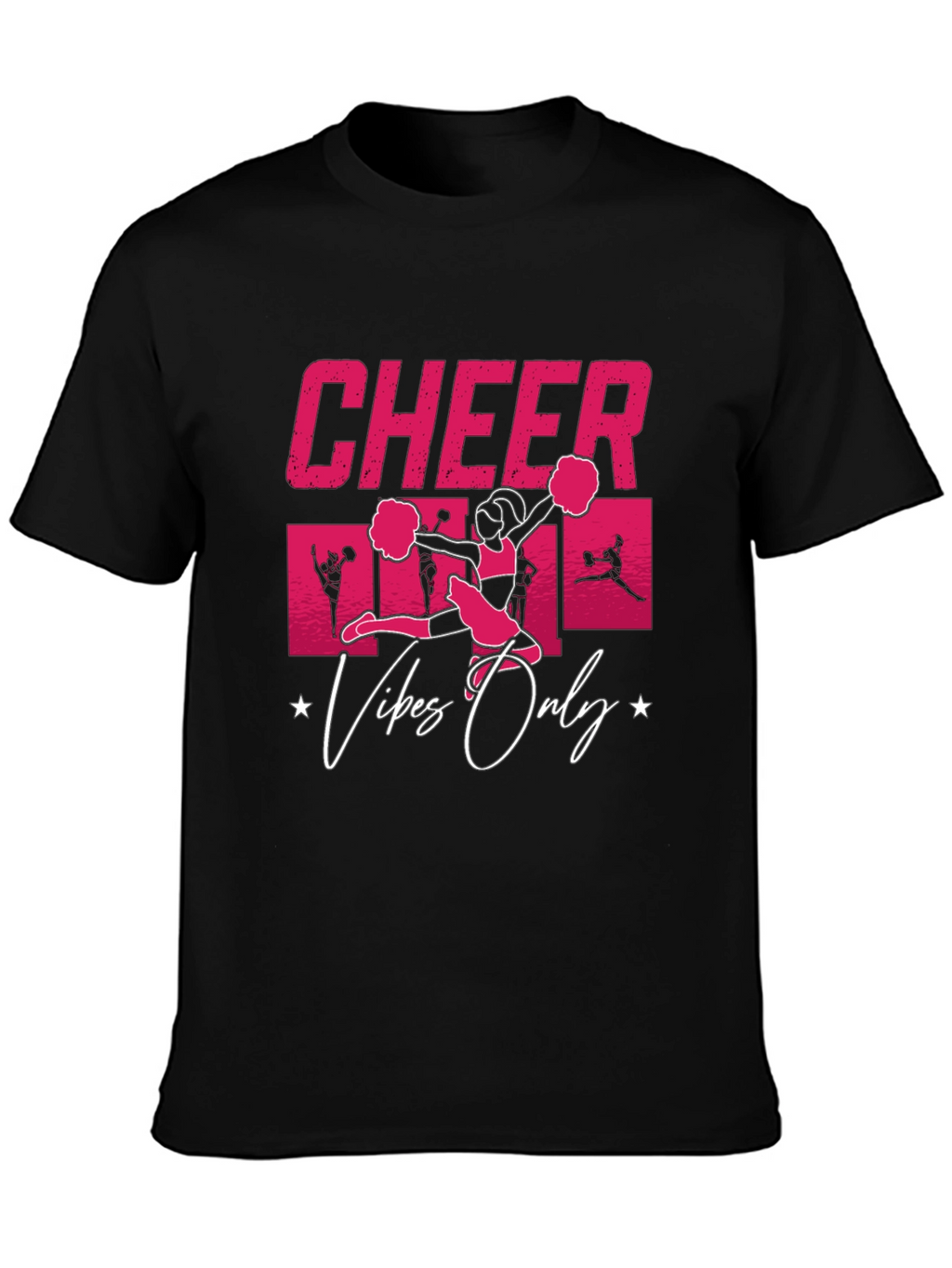 Cheer Vibes Only Graphic T-Shirt