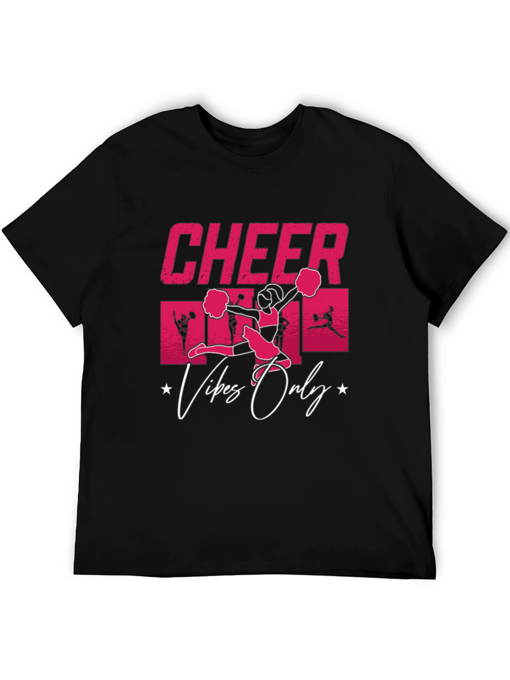Cheer Vibes Only Graphic T-Shirt
