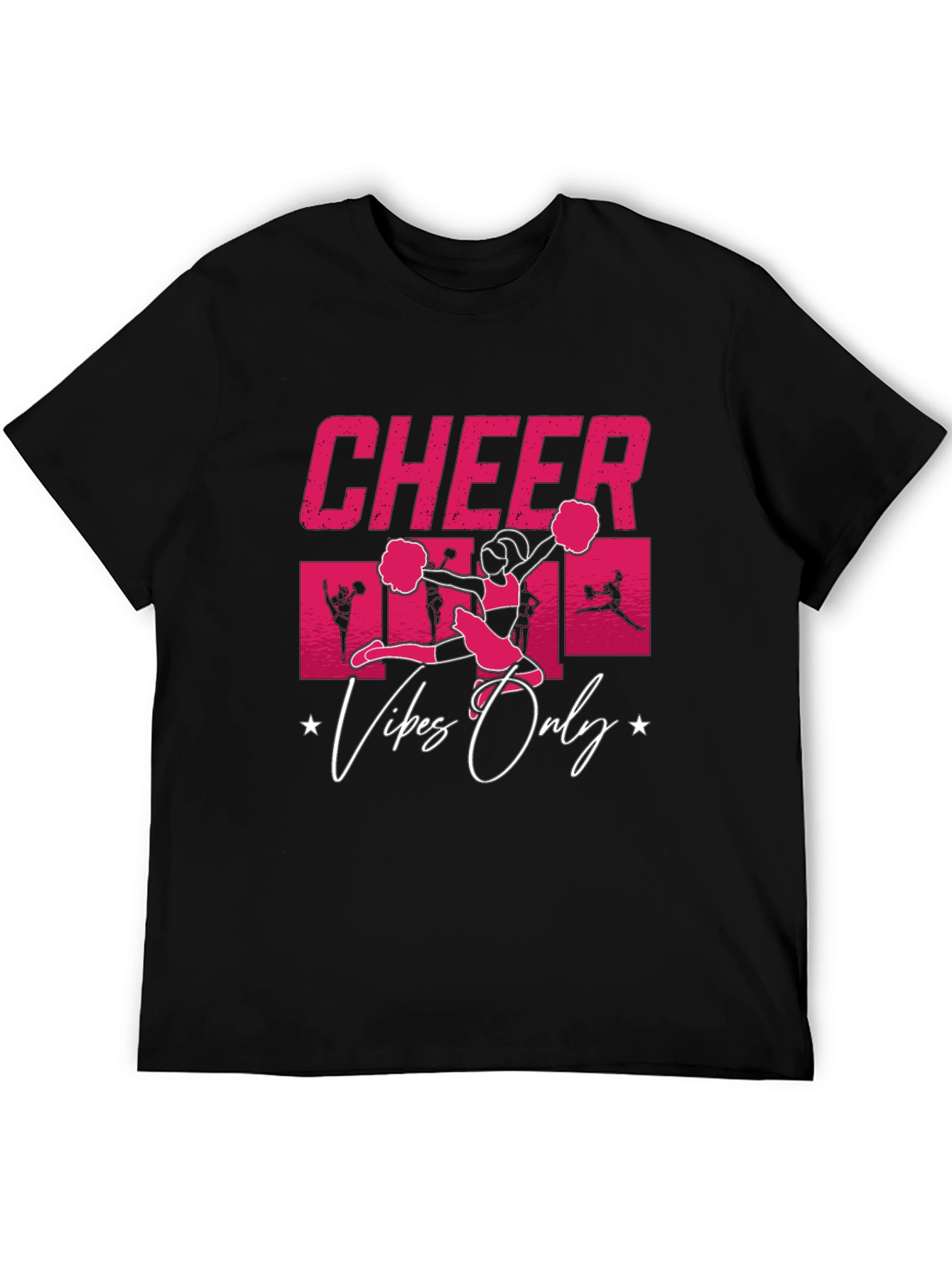 Cheer Vibes Only Graphic T-Shirt