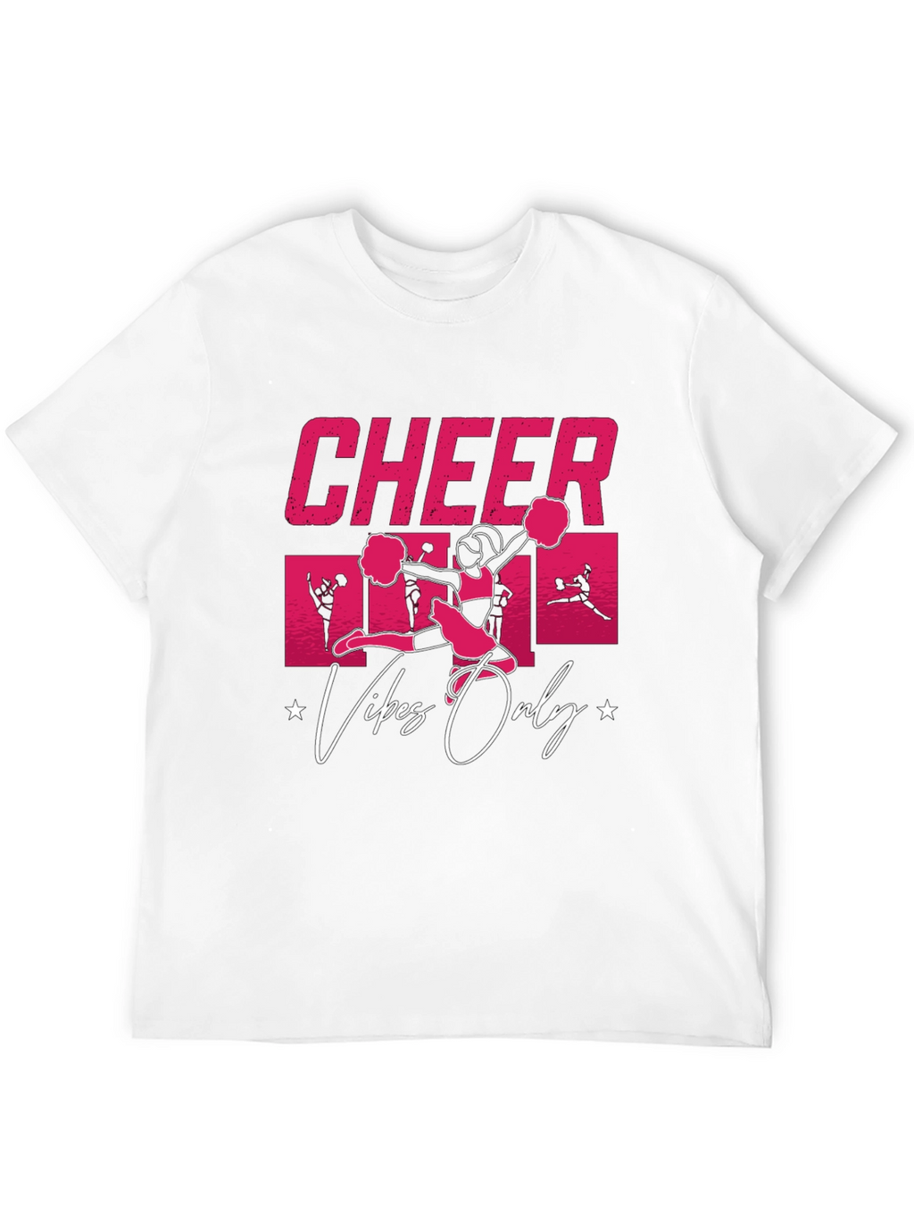 Cheer Vibes Only Graphic T-Shirt