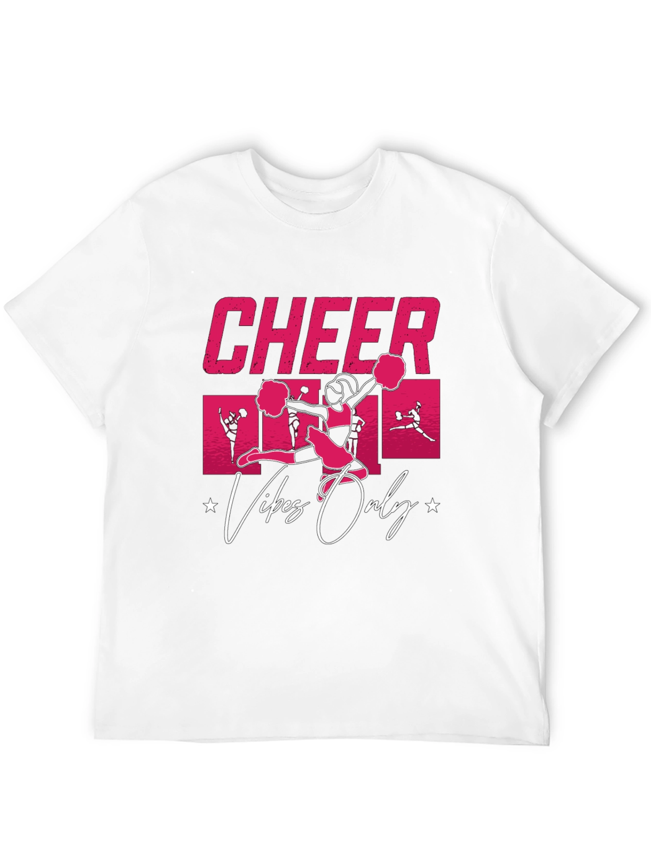 Cheer Vibes Only Graphic T-Shirt