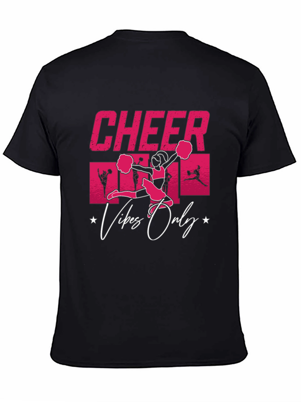 Cheer Vibes Only Graphic T-Shirt