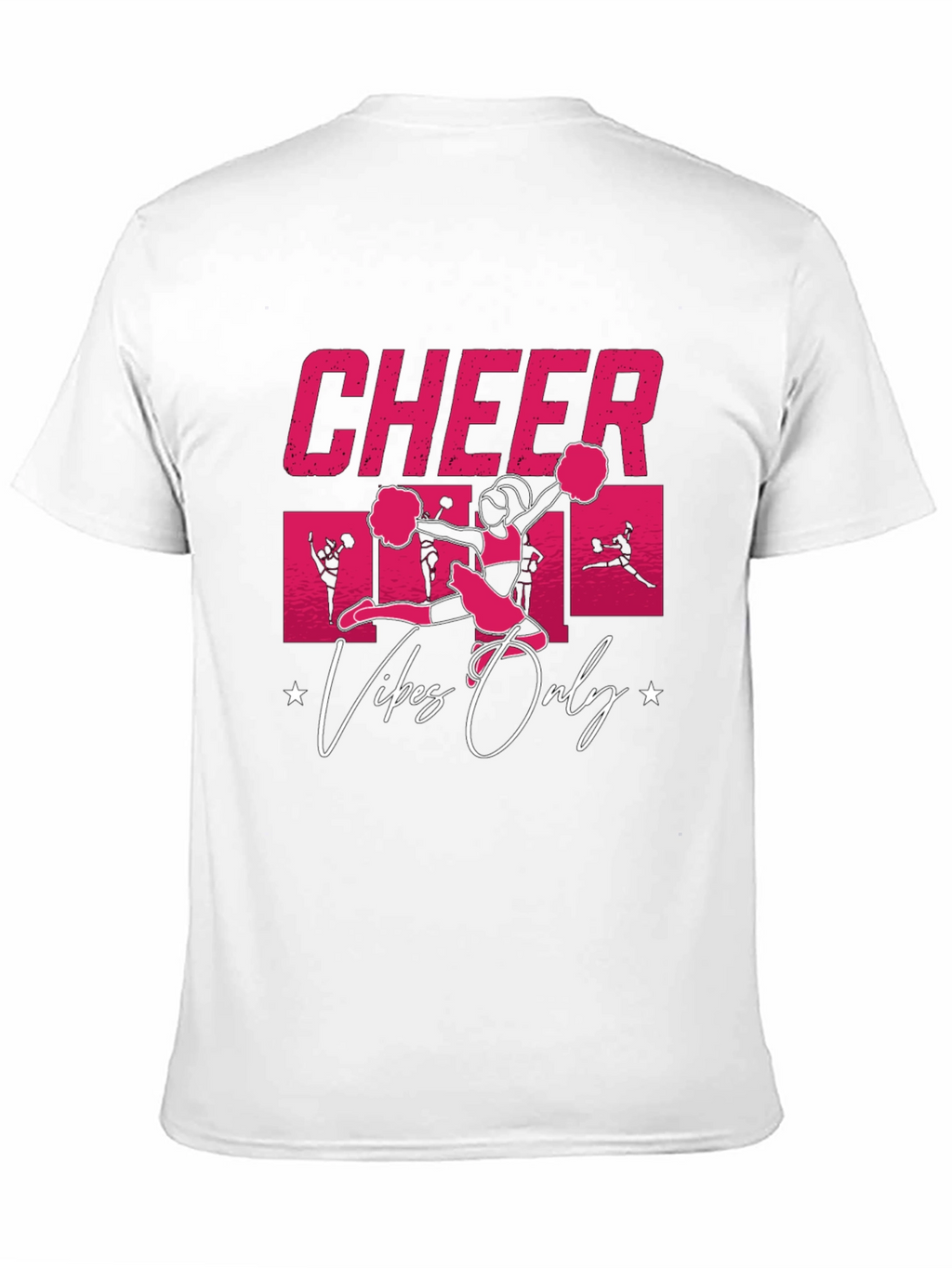 Cheer Vibes Only Graphic T-Shirt