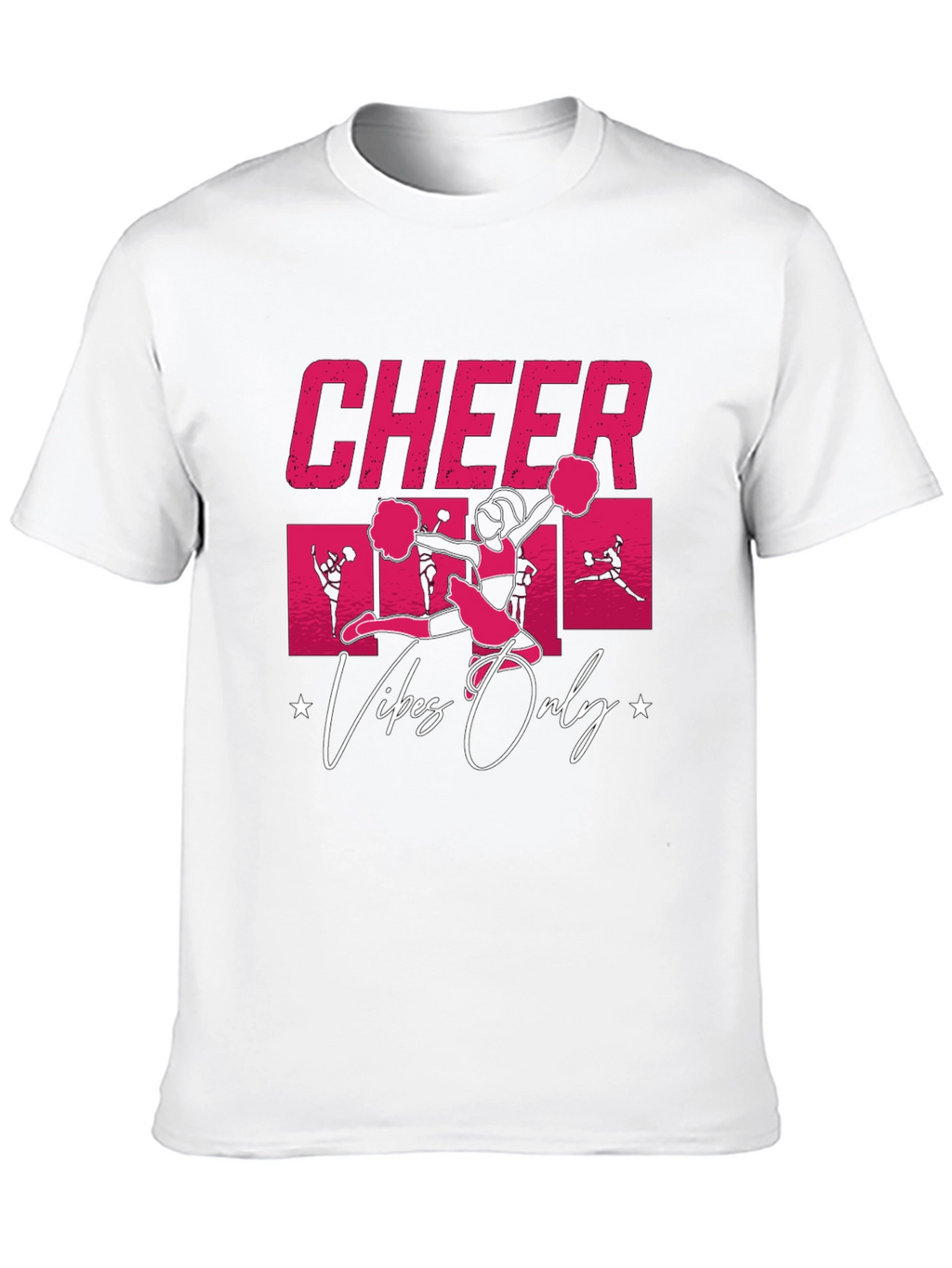 Cheer Vibes Only Graphic T-Shirt