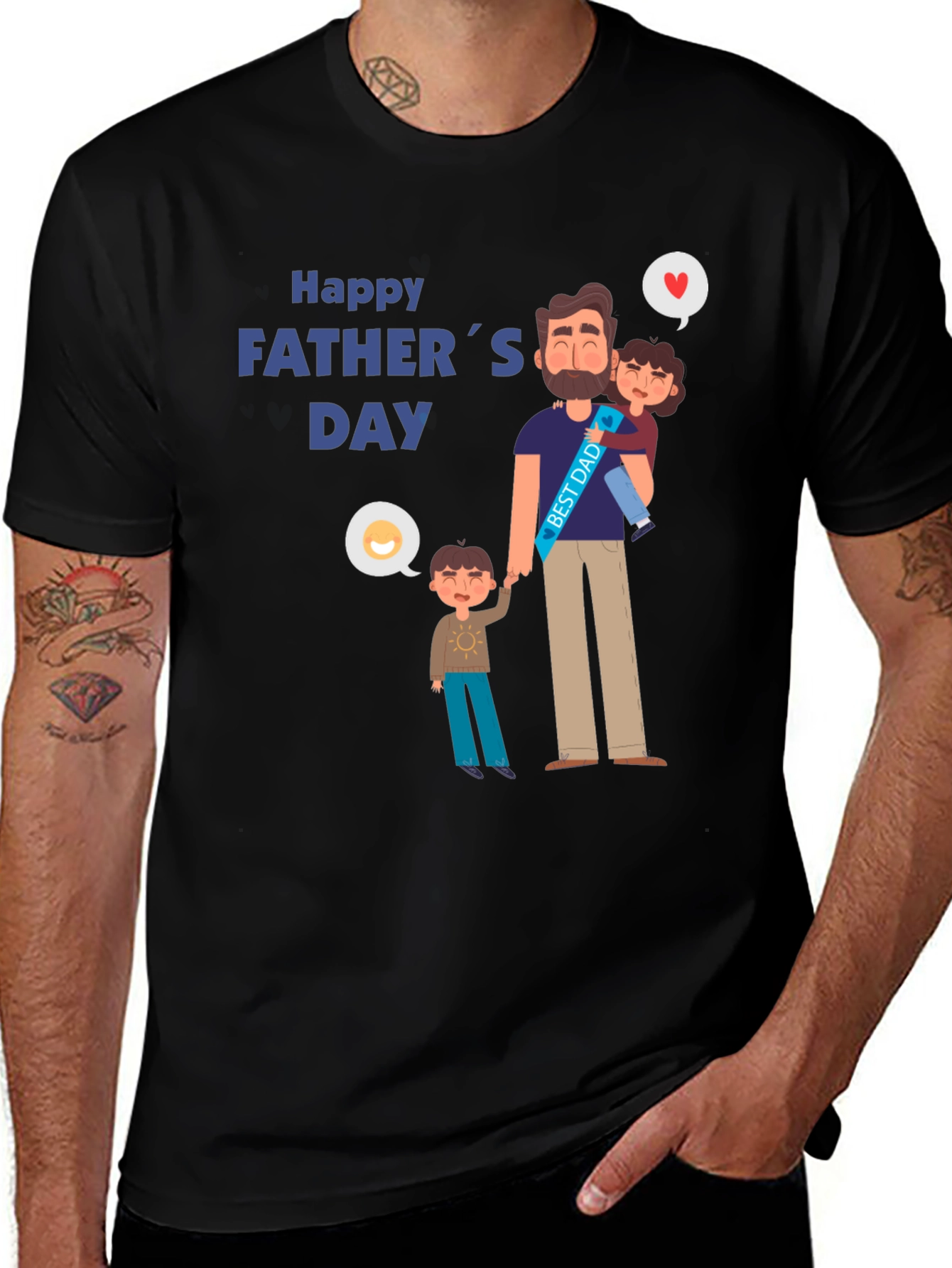 Happy Fathers Day Graphic Tee