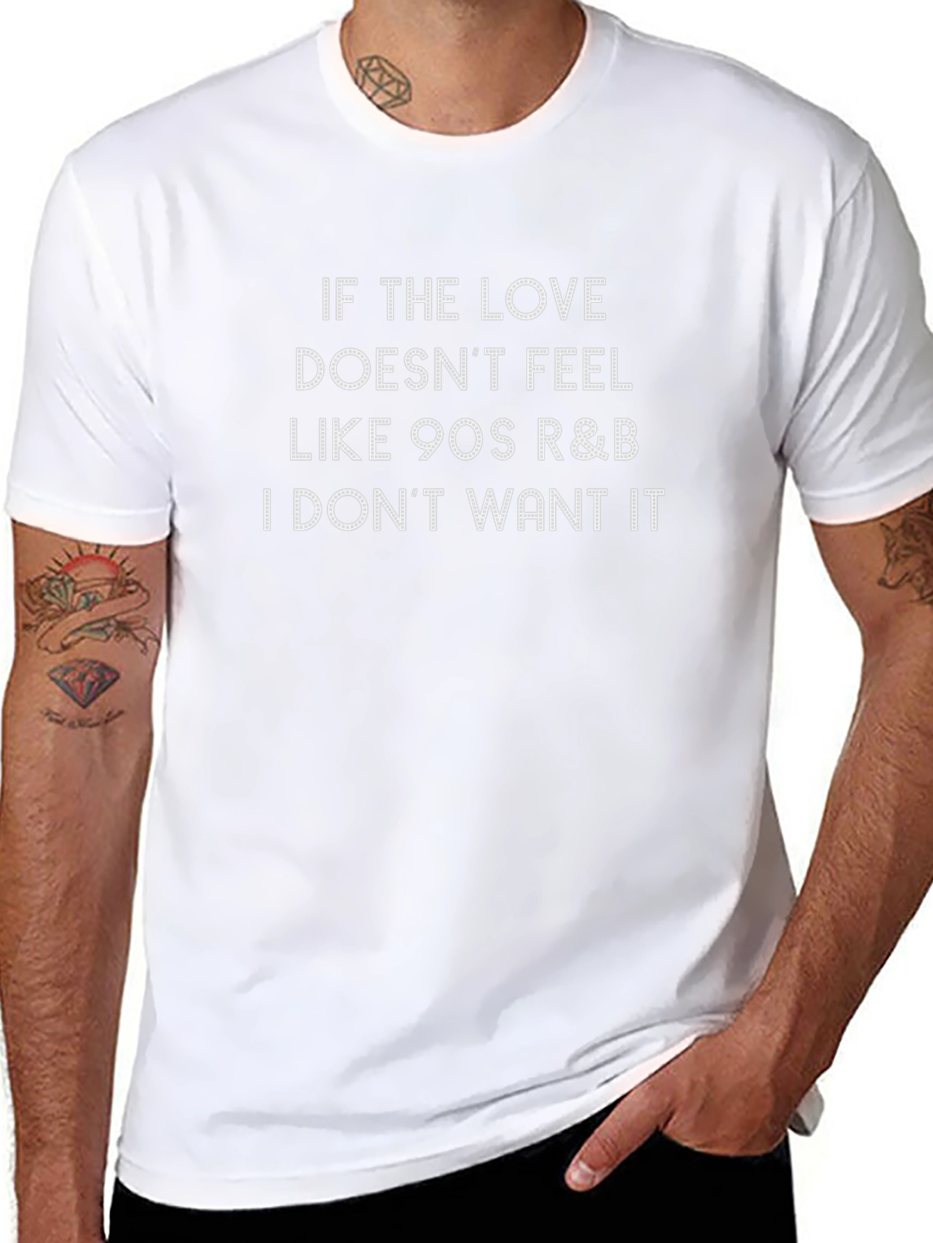 90s R&B Lover Tee - If the Love Doesnt Feel Like...