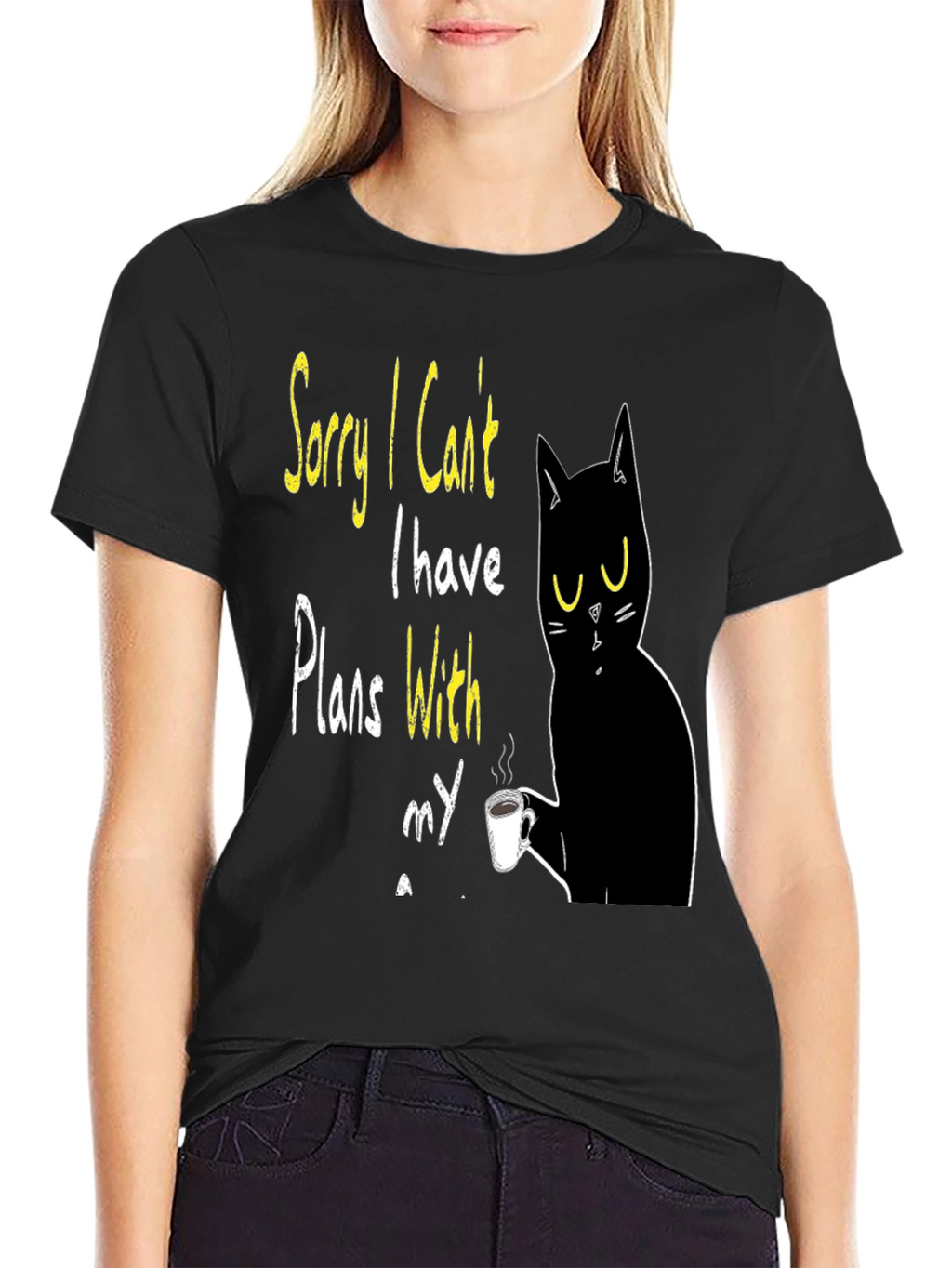 Cat Plans T-Shirt - Funny Novelty Graphic Tee