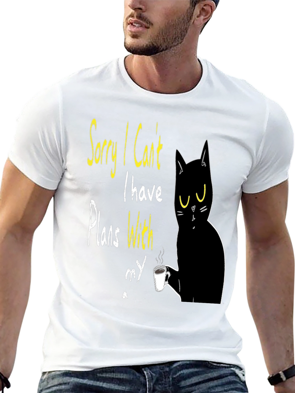 Cat Plans T-Shirt - Funny Novelty Graphic Tee