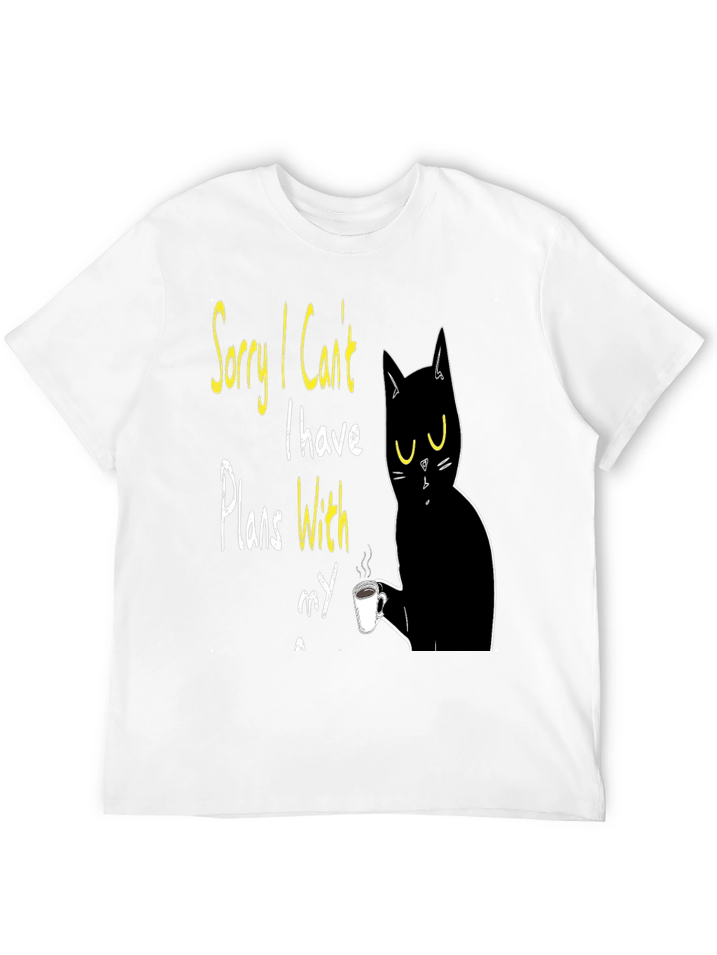 Cat Plans T-Shirt - Funny Novelty Graphic Tee