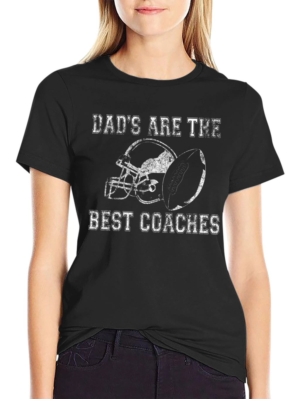 Dads the Best Coaches Football T-Shirt