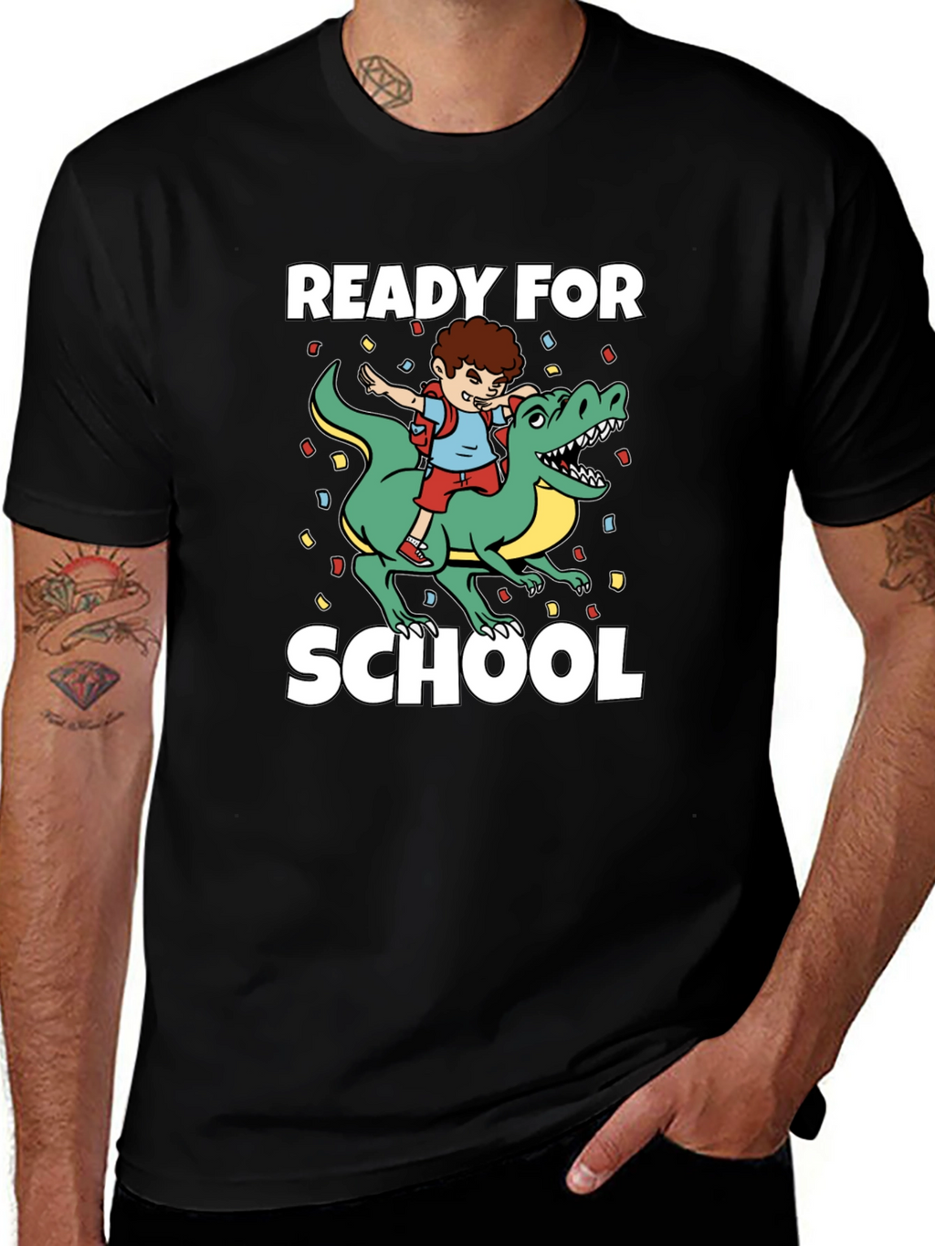 Ready for School Dino T-Shirt