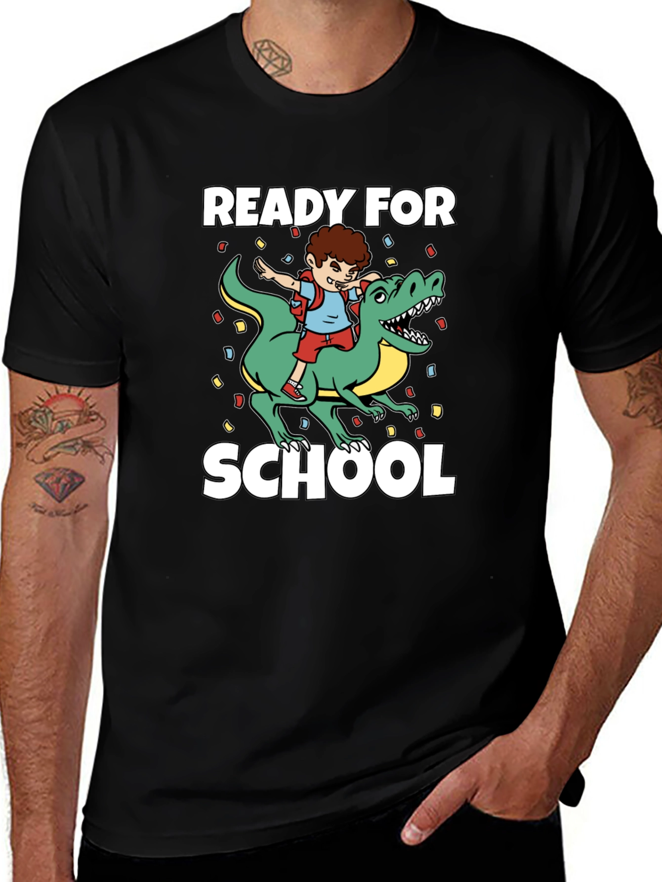 Ready for School Dino T-Shirt