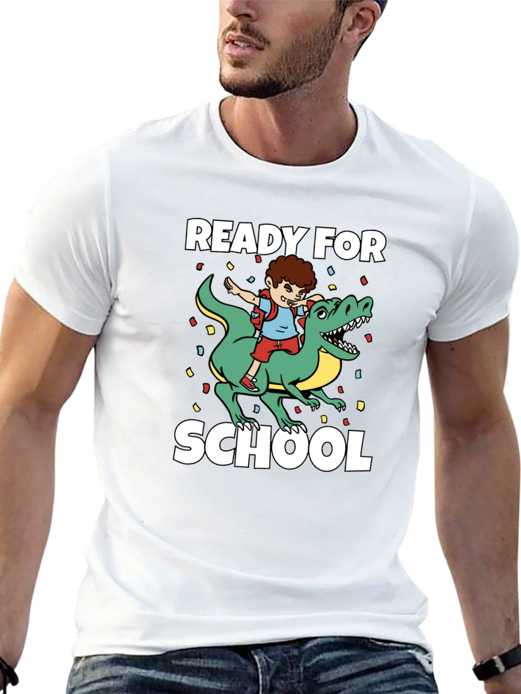Ready for School Dino T-Shirt