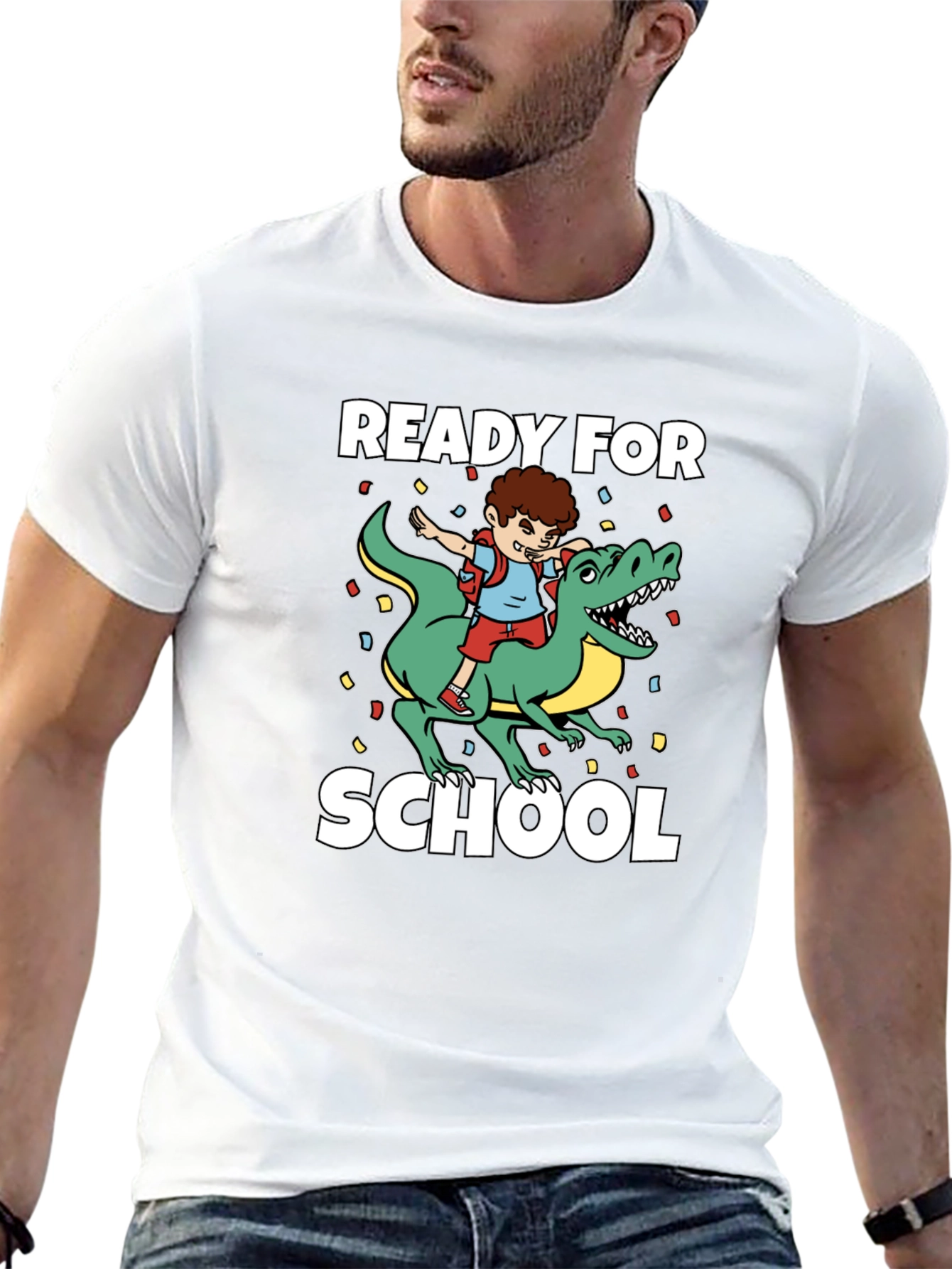 Ready for School Dino T-Shirt