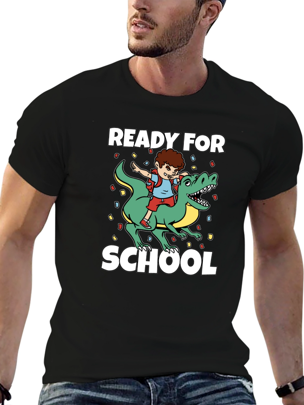 Ready for School Dino T-Shirt