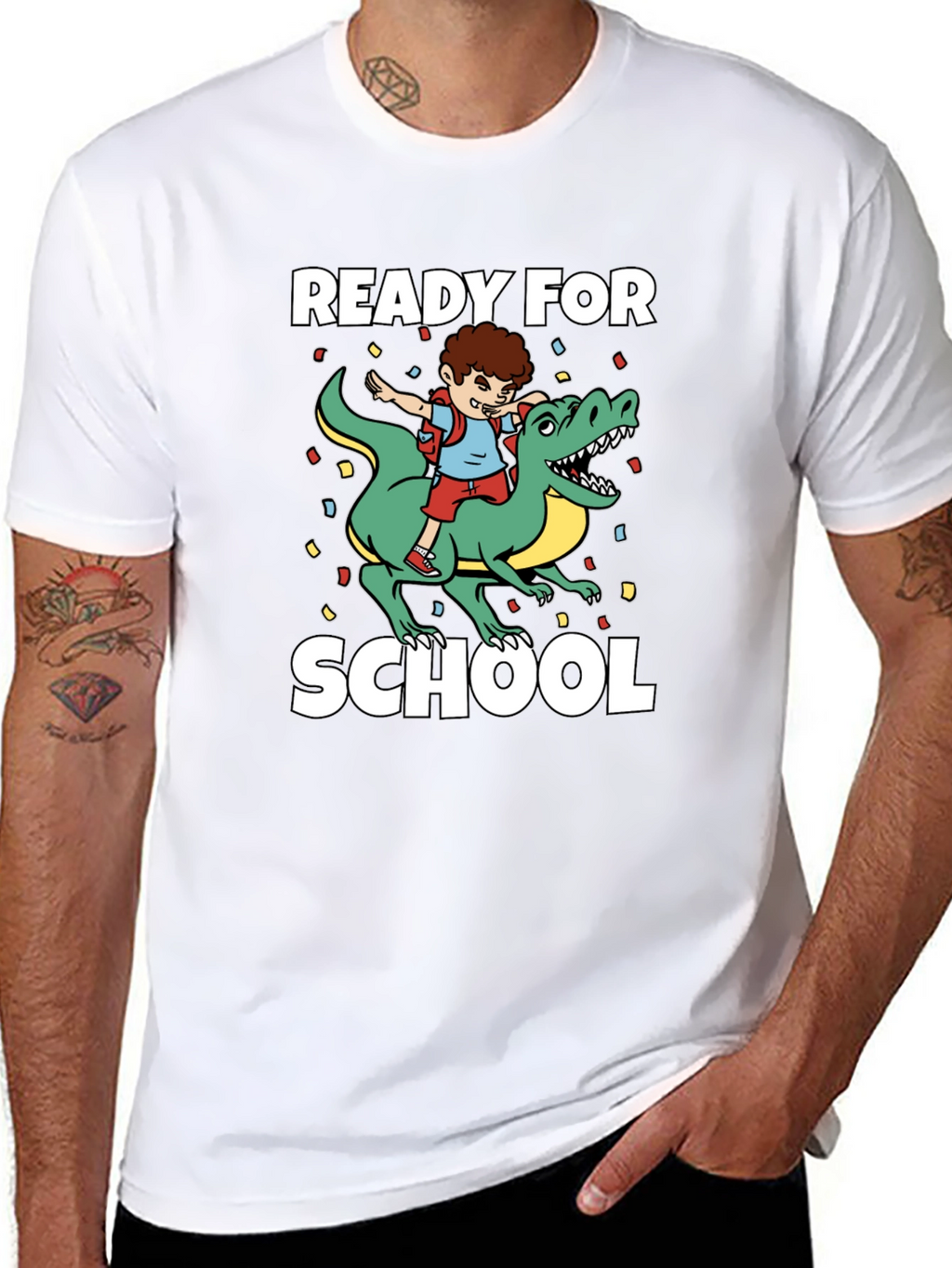 Ready for School Dino T-Shirt