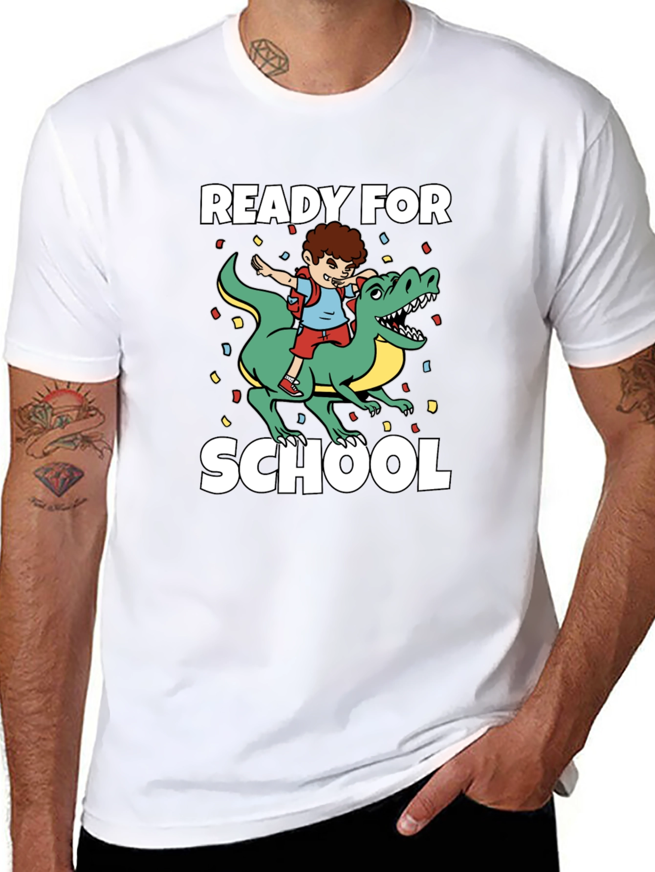 Ready for School Dino T-Shirt
