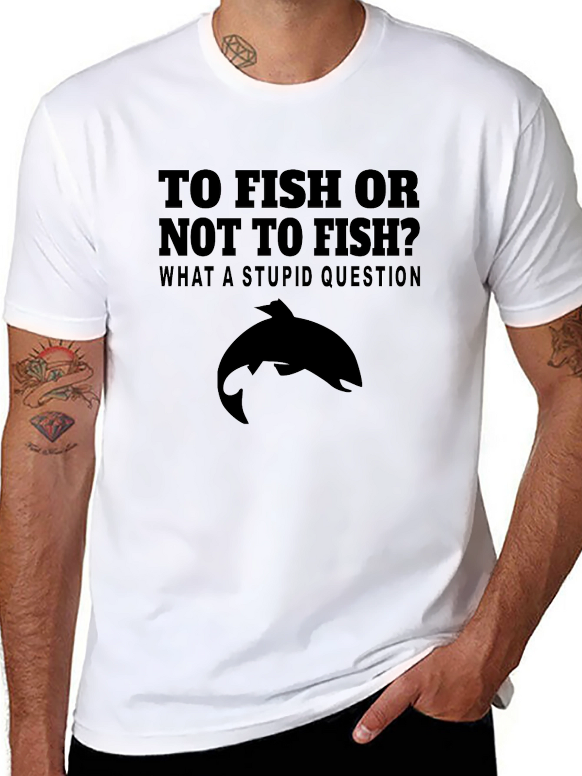 To Fish Or Not To Fish T-Shirt - Funny Fisherman Tee