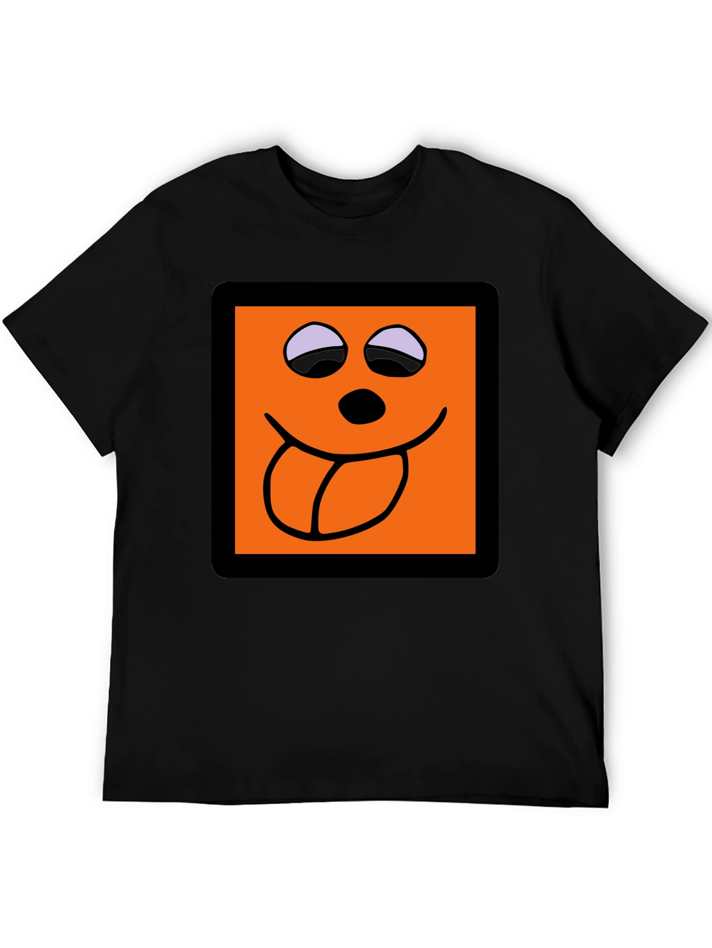 Funny Face Graphic Tee - Black T-Shirt