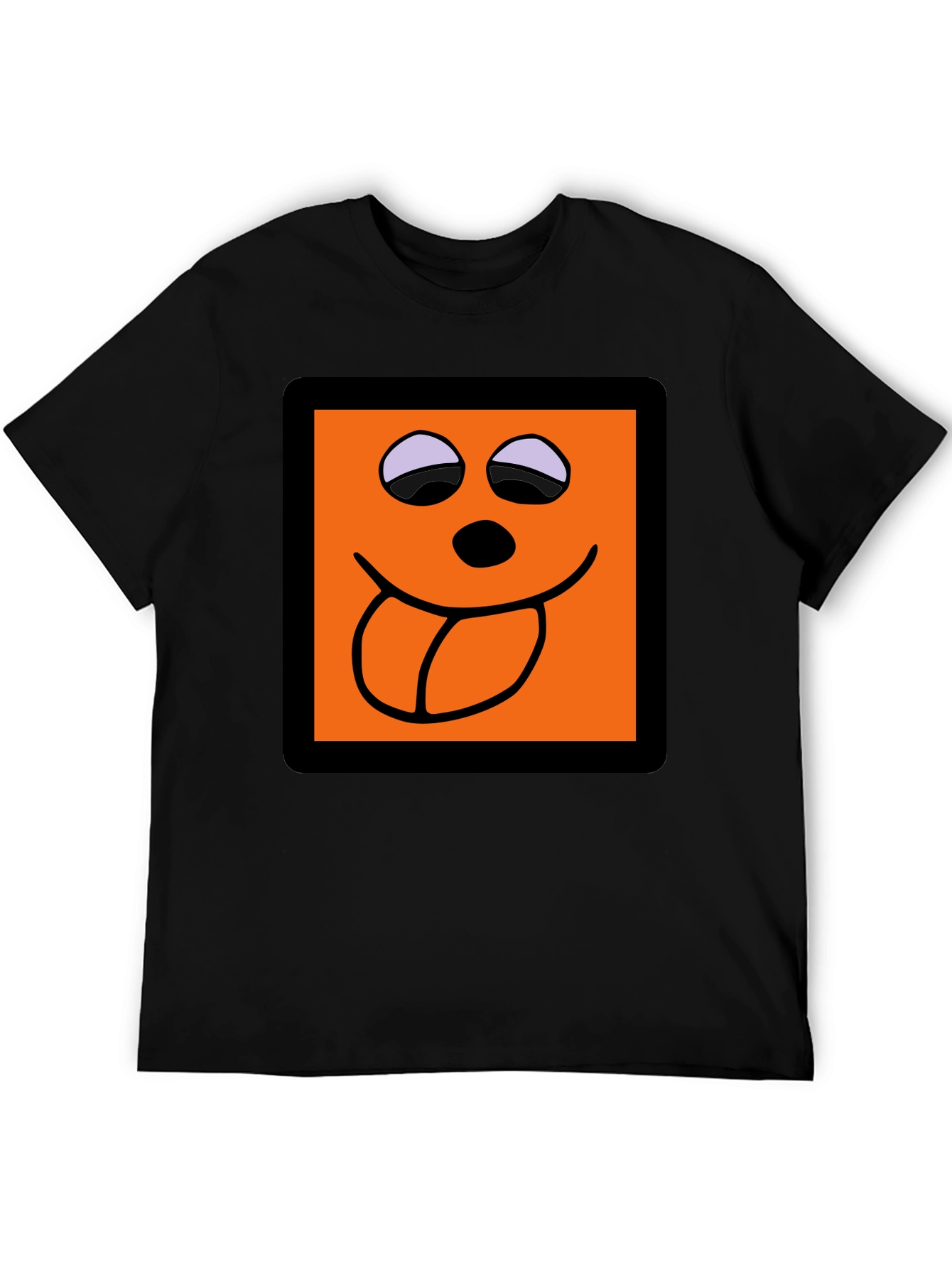 Funny Face Graphic Tee - Black T-Shirt