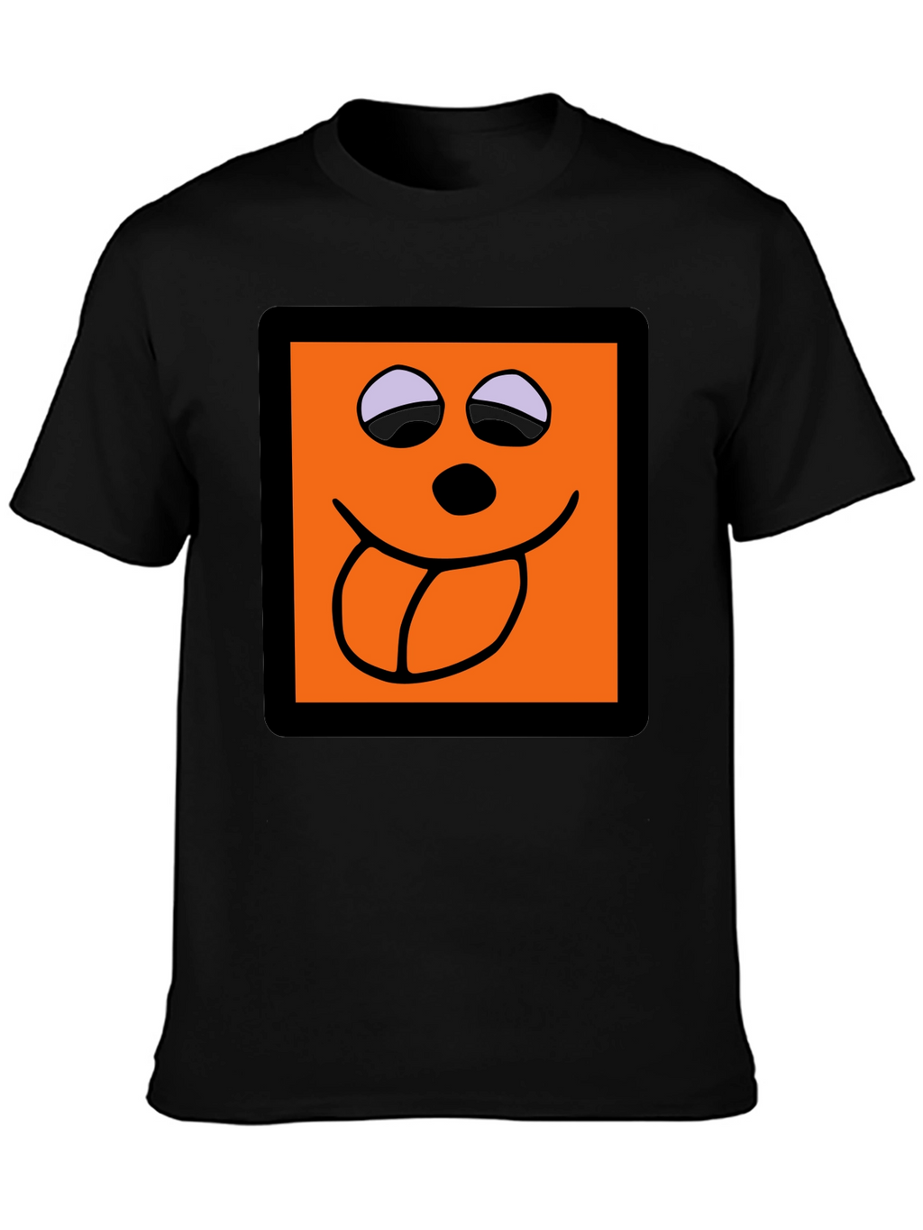 Funny Face Graphic Tee - Black T-Shirt