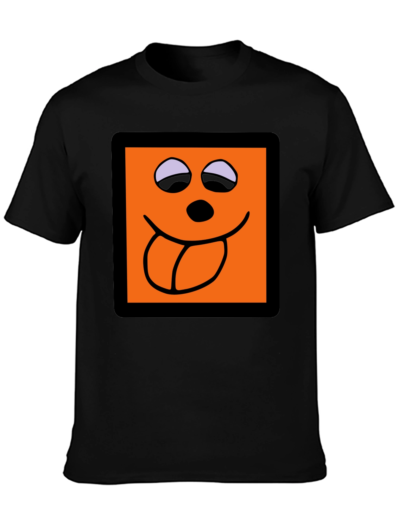 Funny Face Graphic Tee - Black T-Shirt