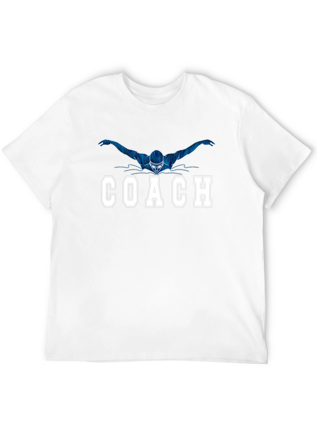 Swimmer Coach Graphic T-Shirt