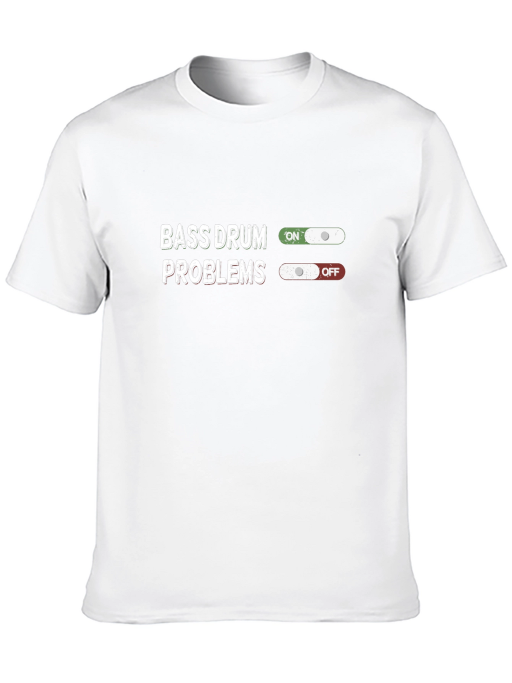 Bass Drum Problems T-Shirt - Funny Musician Tee