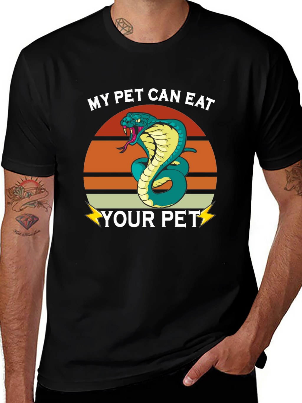 My Pet Can Eat Your Pet Cobra Snake T-Shirt
