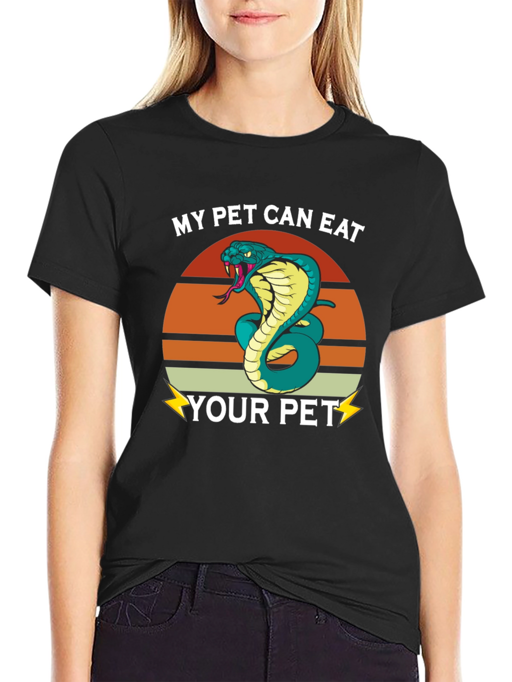 My Pet Can Eat Your Pet Cobra Snake T-Shirt