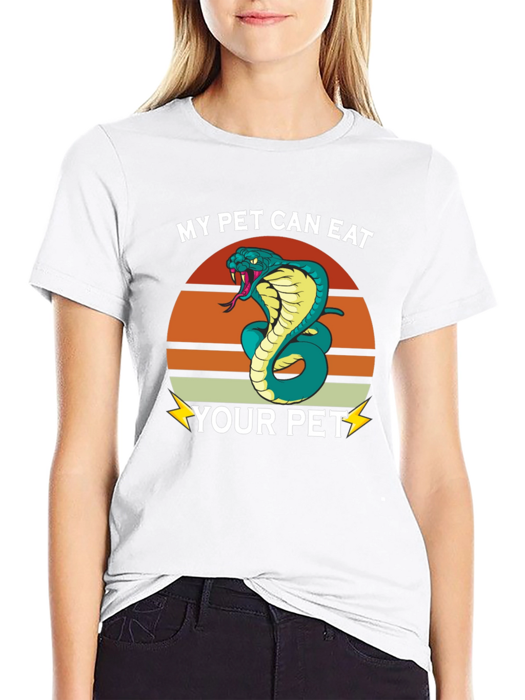 My Pet Can Eat Your Pet Cobra Snake T-Shirt