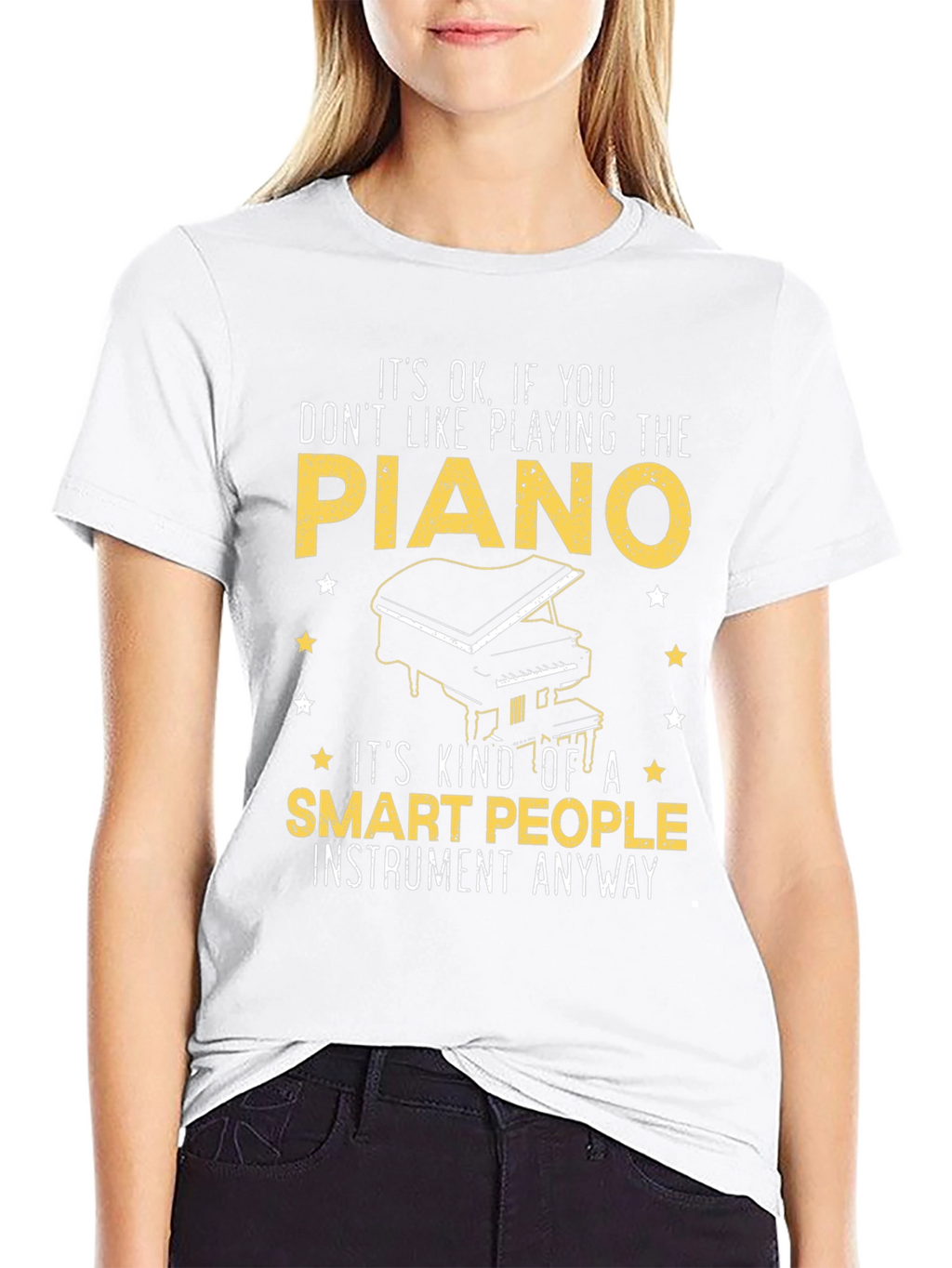 Piano Lover Tee - Smart People Instrument