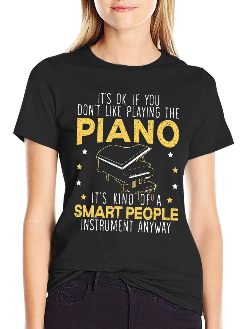 Piano Lover Tee - Smart People Instrument