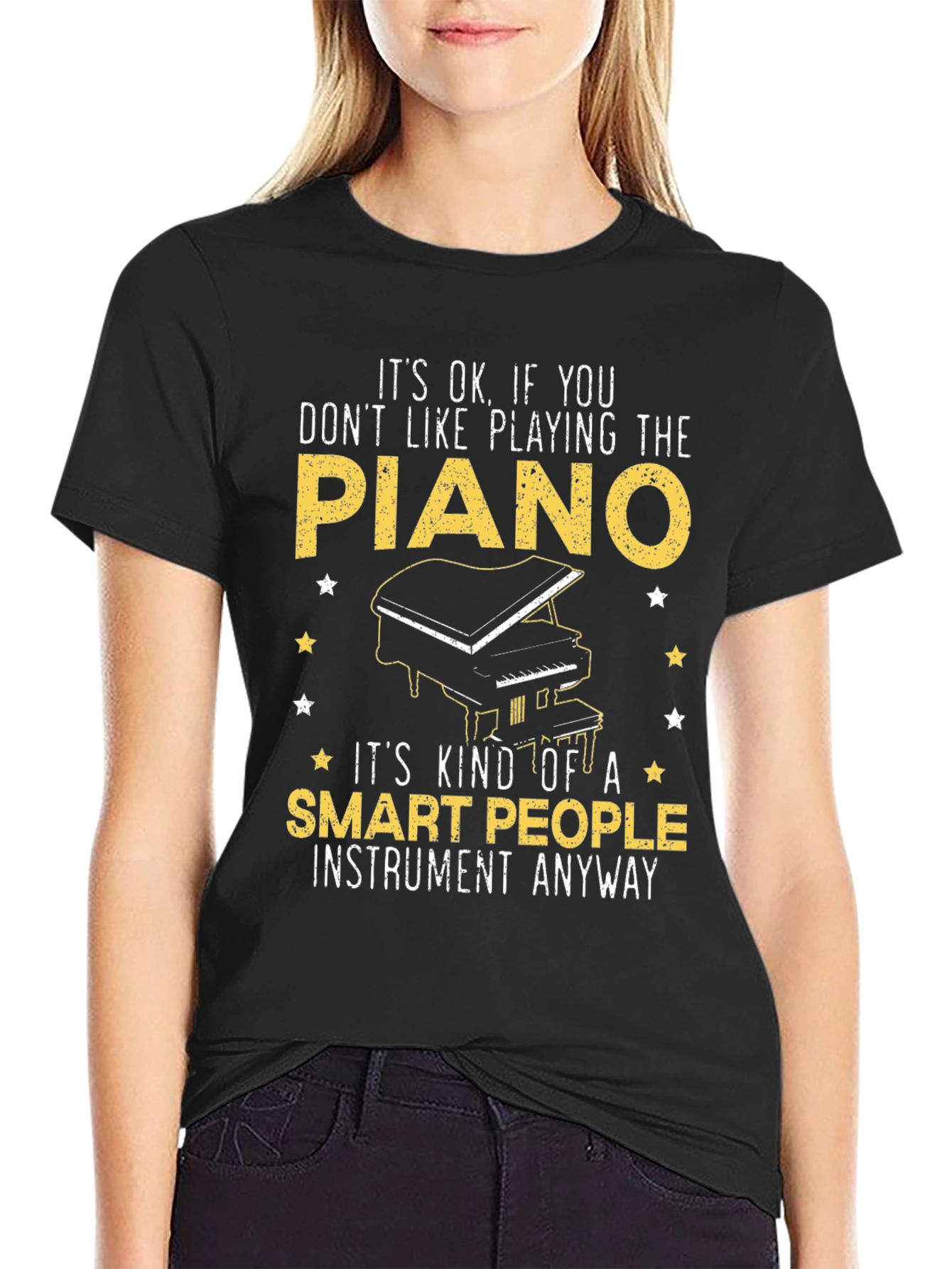 Piano Lover Tee - Smart People Instrument